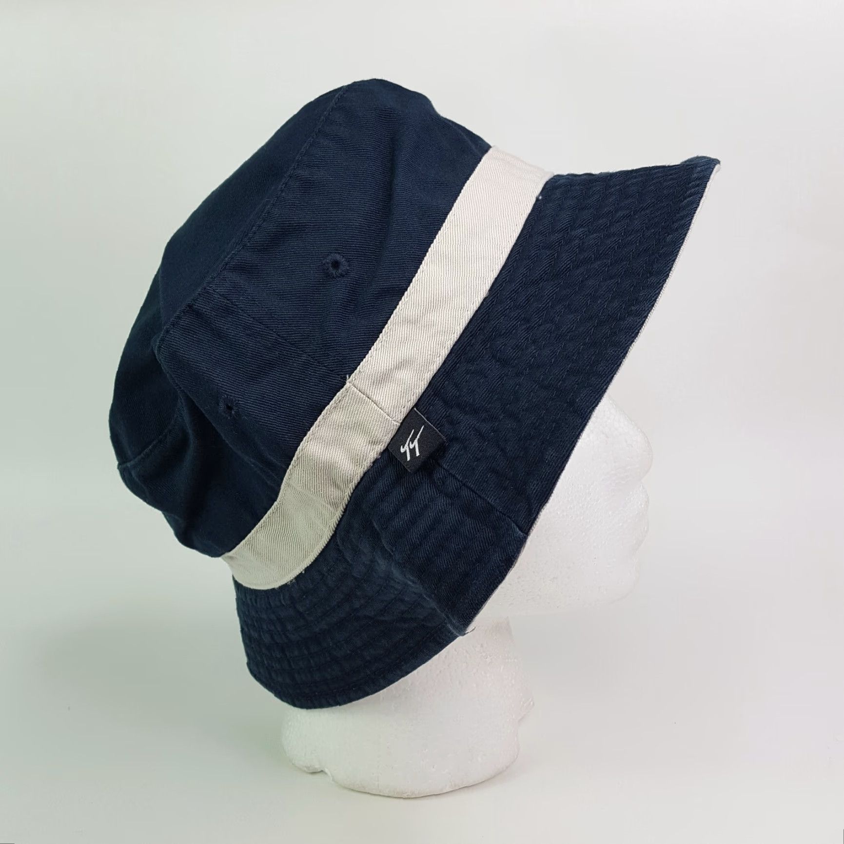 Vintage VINTAGE Town Talk Blue Twill Bucket Hat One Size Men Casual Outdoor Golf Sports 90s Militaria Hat Size ONE SIZE - 3 Thumbnail