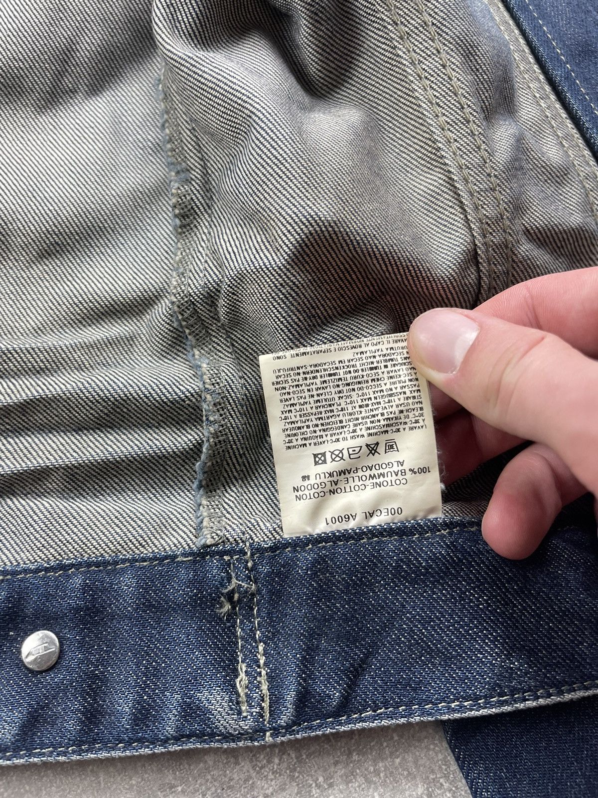 Diesel Women’s Vintage Y2K Denim Jacket M Distressed Cropped