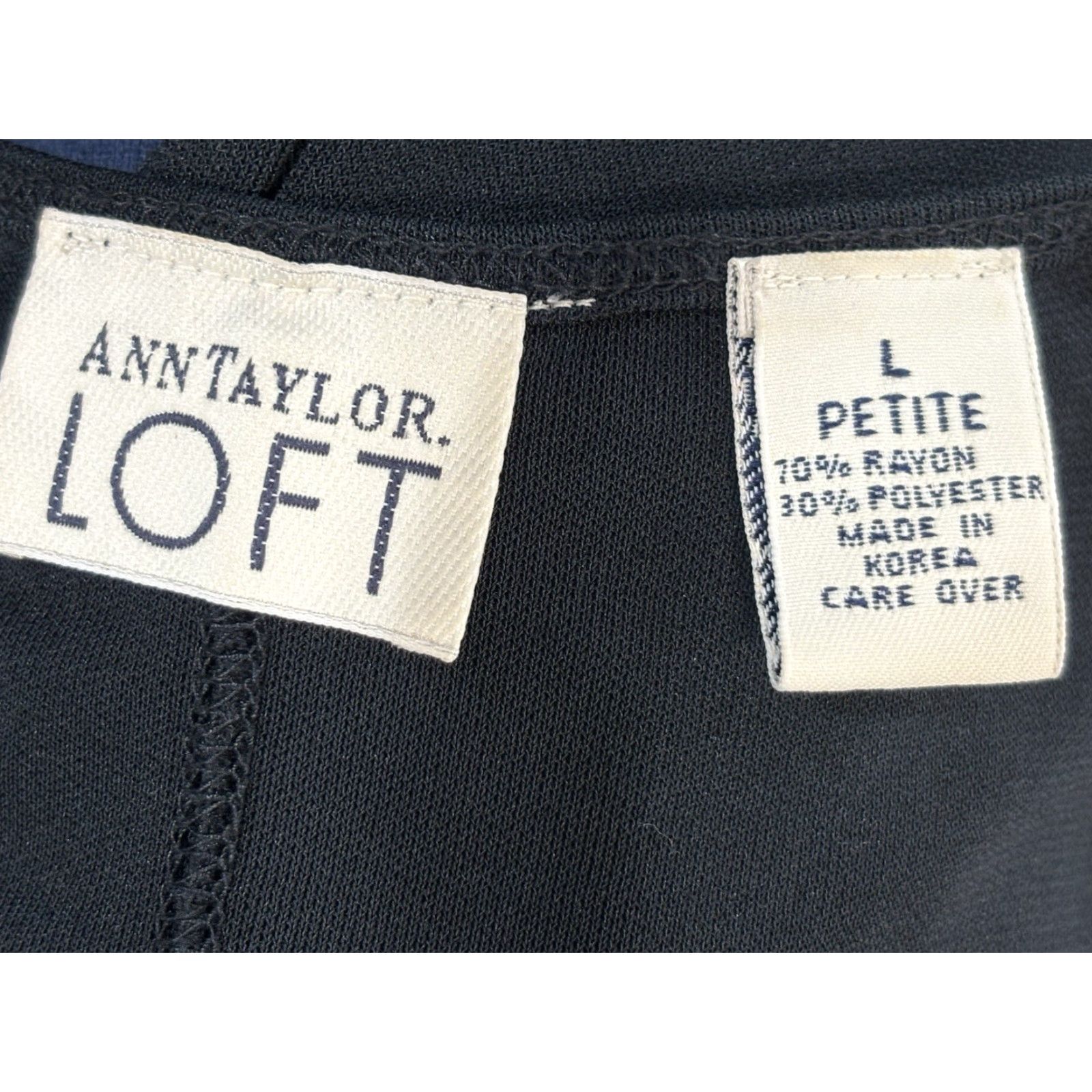 Loft VINTAGE LOFT Maxi Dress Womens PL Black Sleeveless Petite Large Y2K Capsule Pullover Solid Long Sleeveless Size L / US 10 / IT 46 - 6 Thumbnail