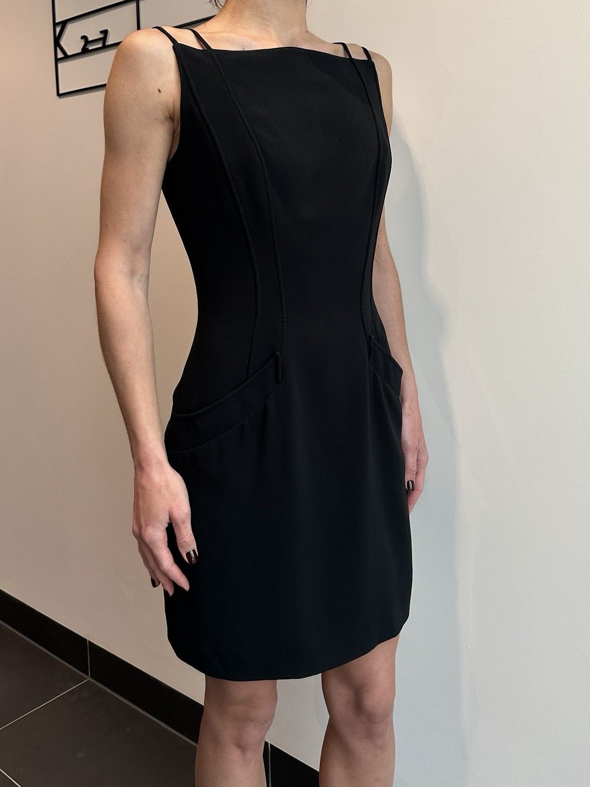 Thierry Mugler Vintage 90s Thiery Mugler Dress Womens Retro made in France Size S / US 4 / IT 40 - 6 Thumbnail