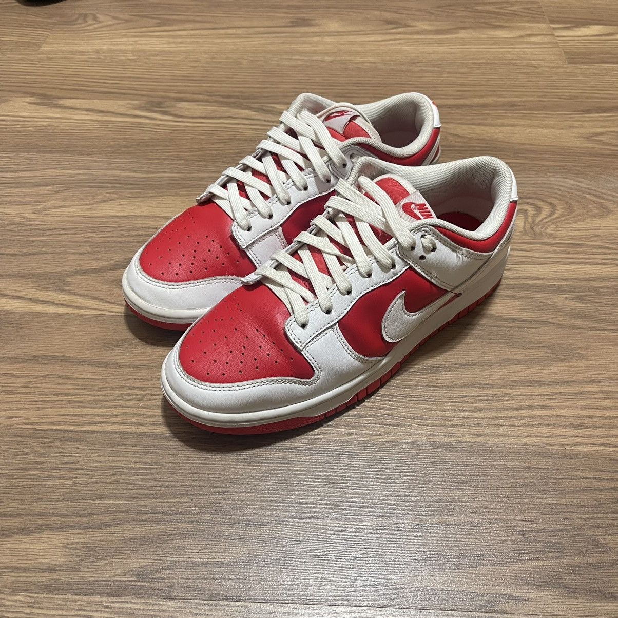 Nike Nike Dunk Low Championship Red 2021 Size US 9 / EU 42 - 4 Thumbnail
