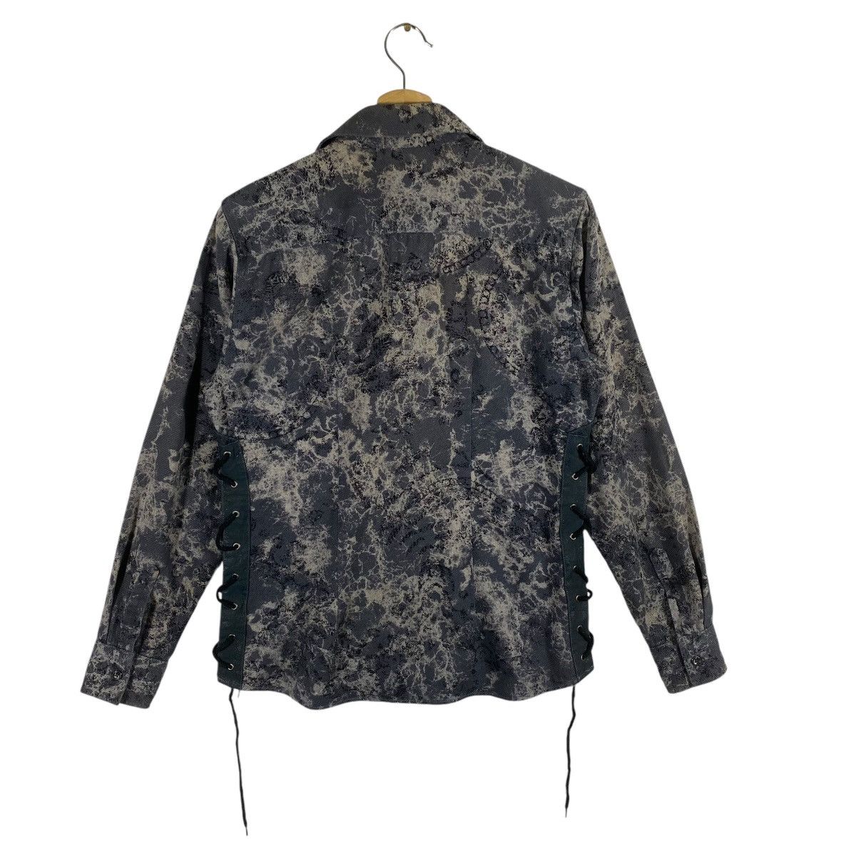 Le Grande Bleu (L.G.B.) × Tornado Mart Vintage Tornado Mart Tie Dye Shirt M Size Grey/Black Colour Size US M / EU 48-50 / 2 - 11 Thumbnail