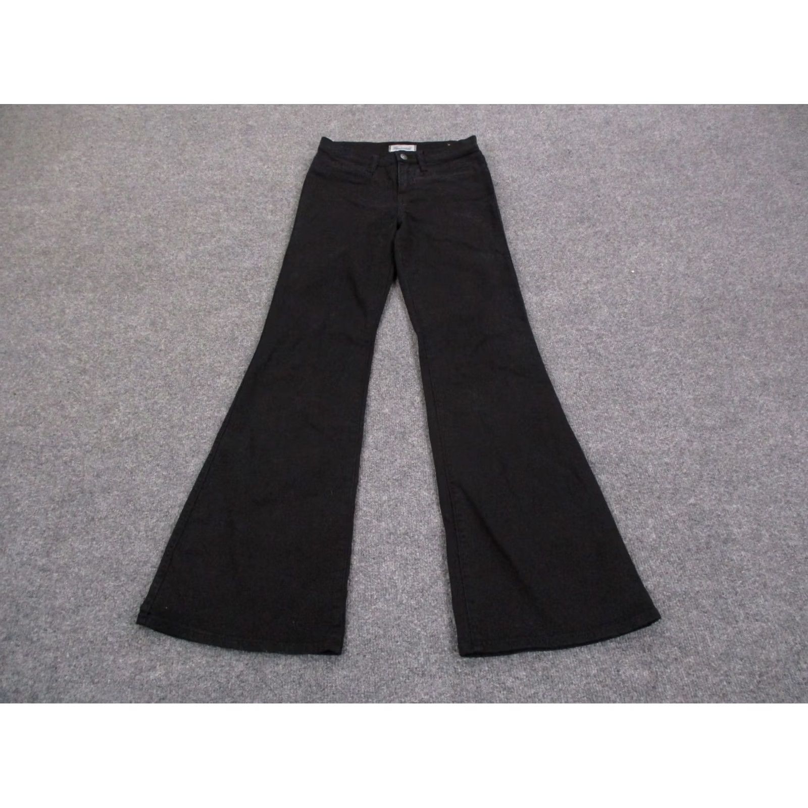 Madewell Madewell Jeans Women's 26 Black Denim Flare Bootcut Casual Wide Size 26" / US 2 / IT 38 - 2 Thumbnail