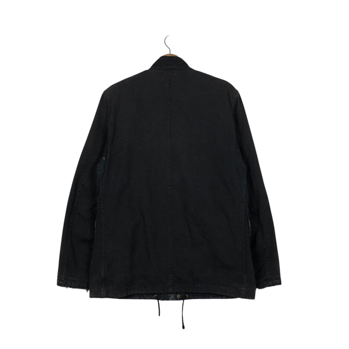 PPFM Rich Black Biker Jacket PPFM Asymmetrical Pocket Punk Style Size US M / EU 48-50 / 2 - 9 Thumbnail