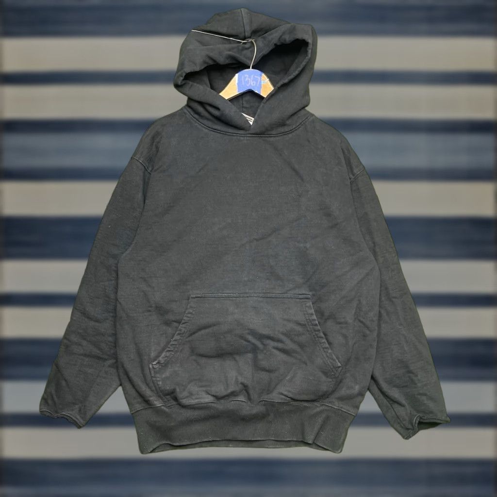 Vintage Shaka Wear Hoodie Mens M Distressed Heavyweight Black Fleece Double Thick Size US M / EU 48-50 / 2 - 1 Thumbnail