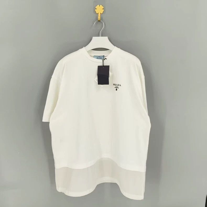 Prada Prada Nylon Panel Logo Short Sleeve Size US XS / EU 42 / 0 - 1 Thumbnail