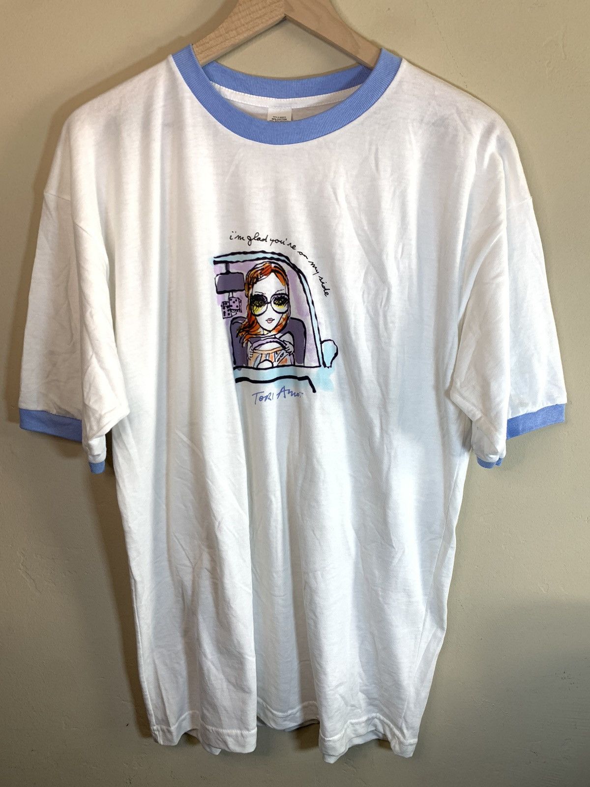 Band Tees × Vintage RARE Vintage Tori Amos I’m Glad You’re On My Side Tour Shirt Size US XL / EU 56 / 4 - 1 Thumbnail