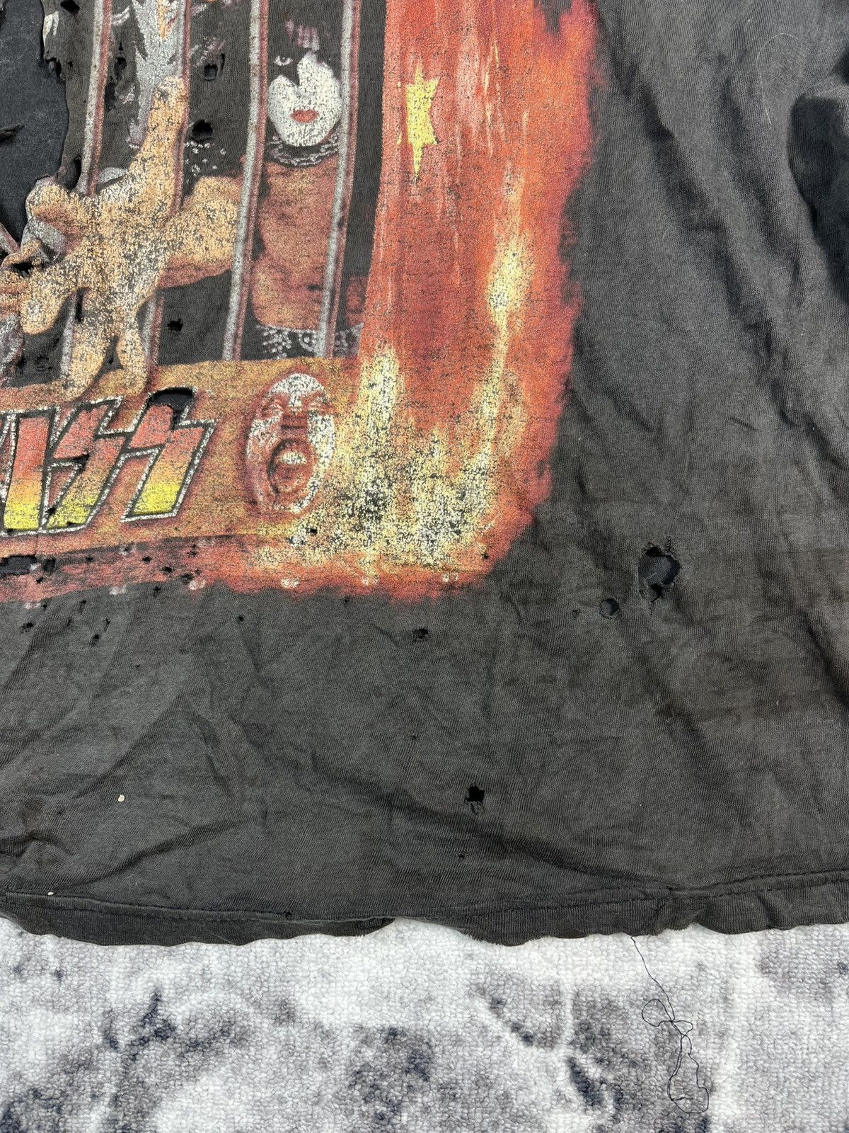 KISS KISS Psycho Circus Tour 1998 Distressed Faded Tee Size US XXL / EU 58 / 5 - 11 Thumbnail