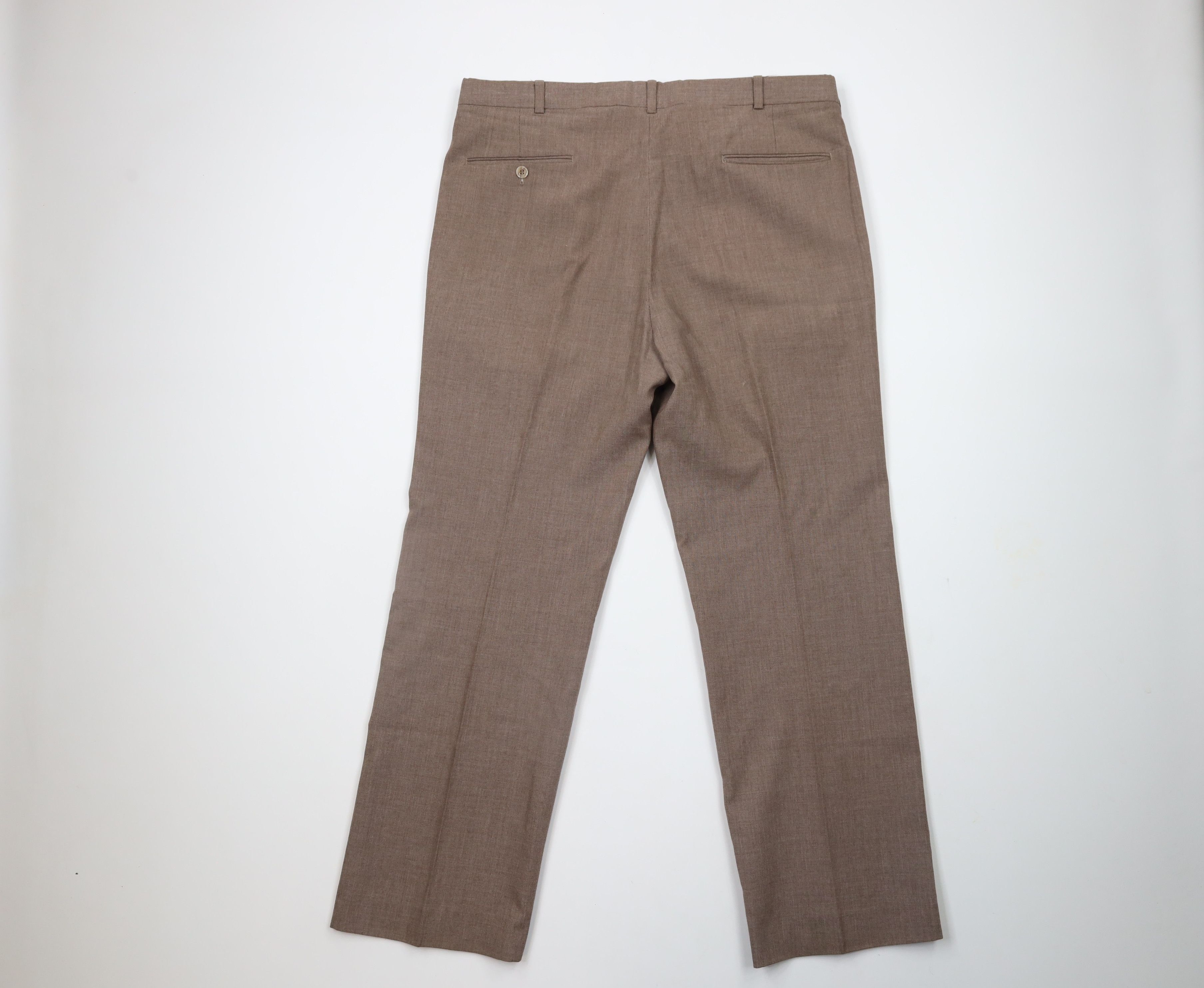 Vintage Vintage 70s Streetwear Wide Leg Chino Pants Heather USA Size US 36 / EU 52 - 7 Thumbnail