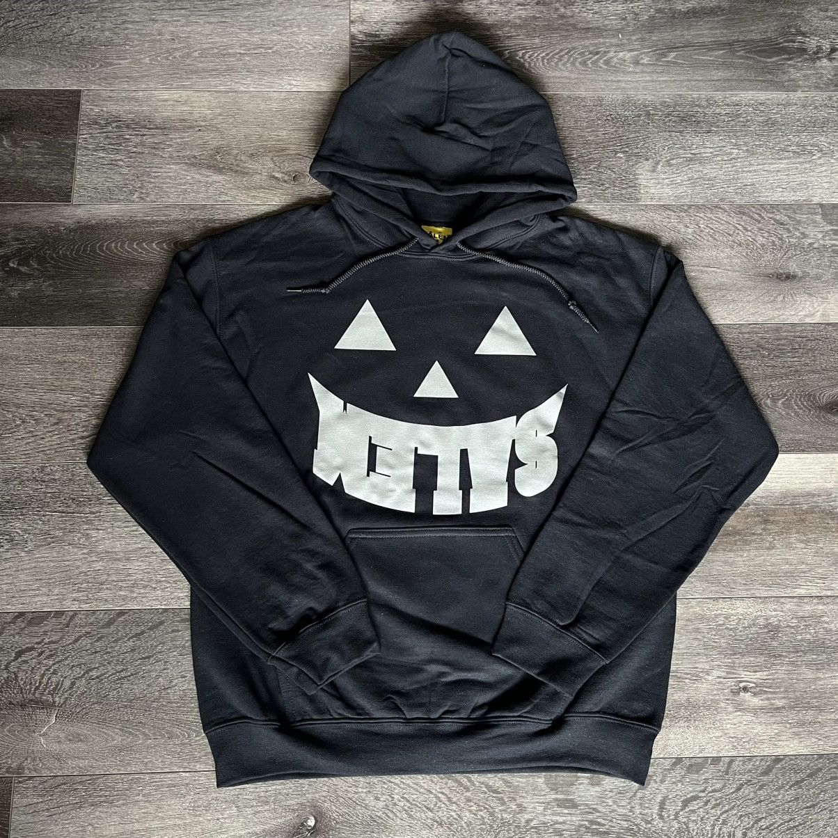 Salem Halloween 3M Jack O Lantern Logo Hoodie New Black