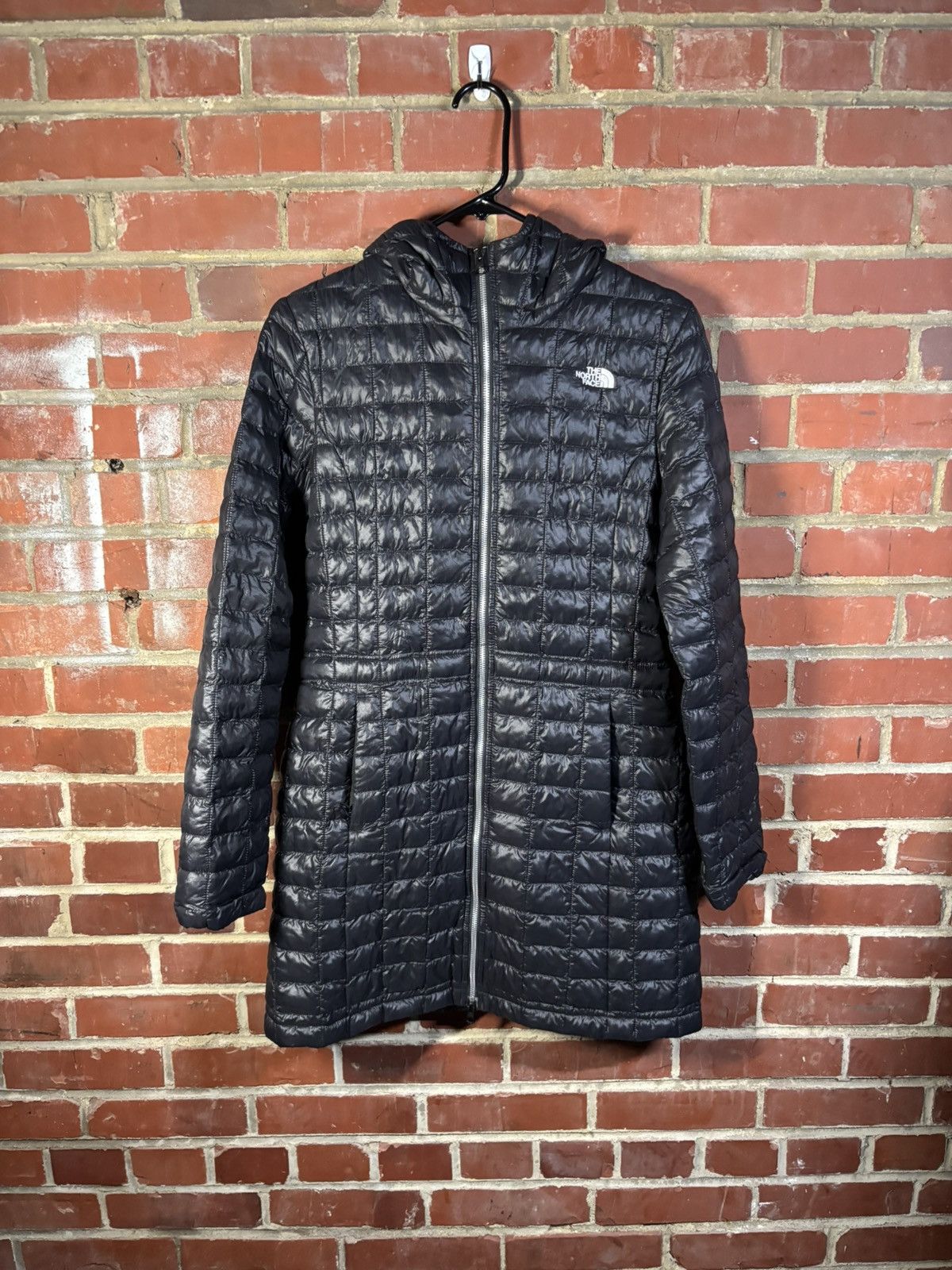 The North Face The North Face Black Thermoball Eco Hooded Parka Jacket Sz S Size S / US 4 / IT 40 - 1 Thumbnail