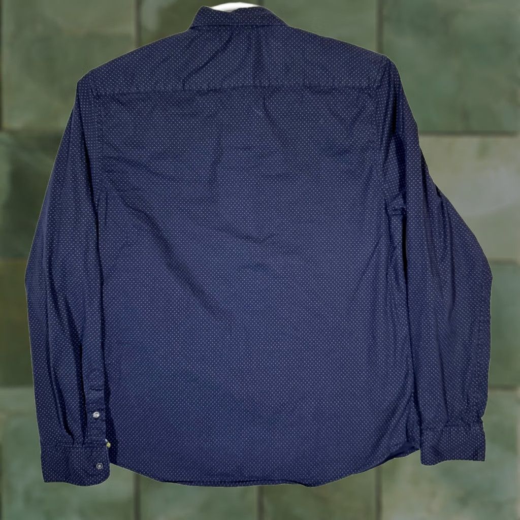 Vintage Cactus Man Slim Shirt L Navy Polka Dot Button-Up Men’s Size US L / EU 52-54 / 3 - 1 Thumbnail