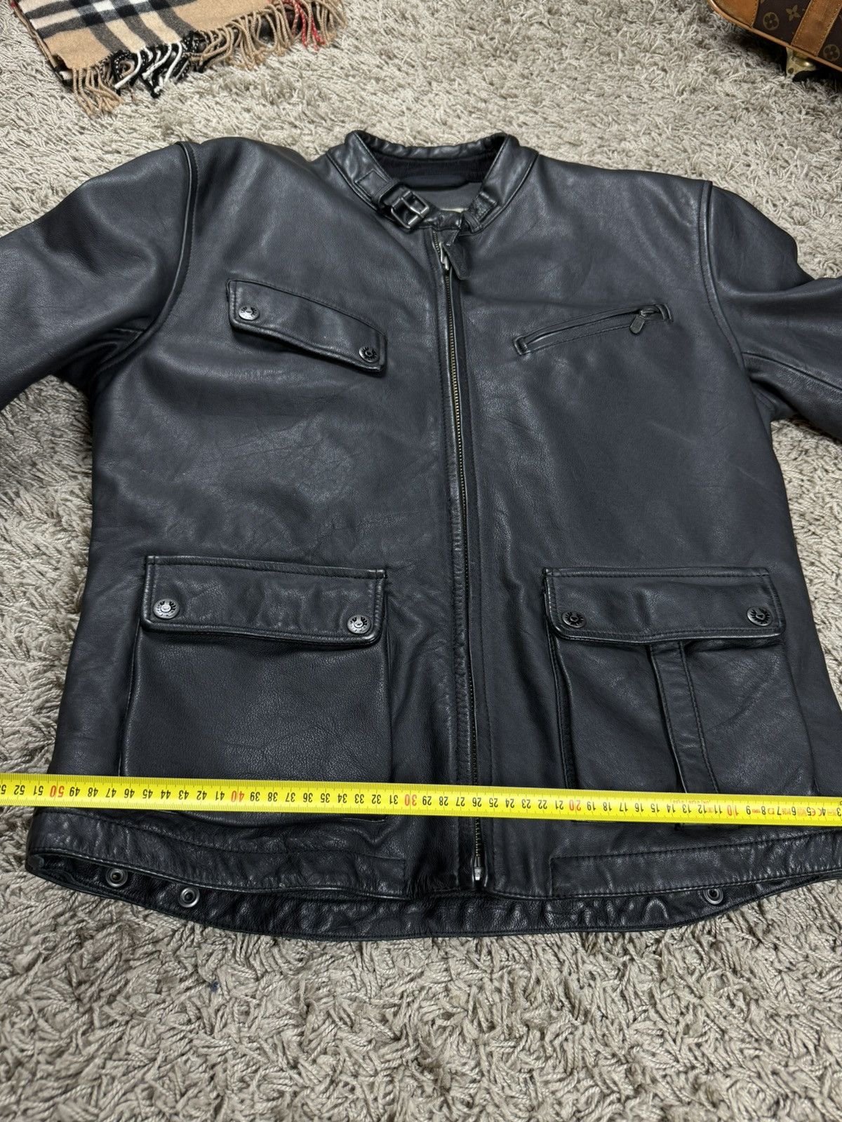 Belstaff Leather bomber jacket Belstaff original casual biker item Size US XL / EU 56 / 4 - 12 Thumbnail