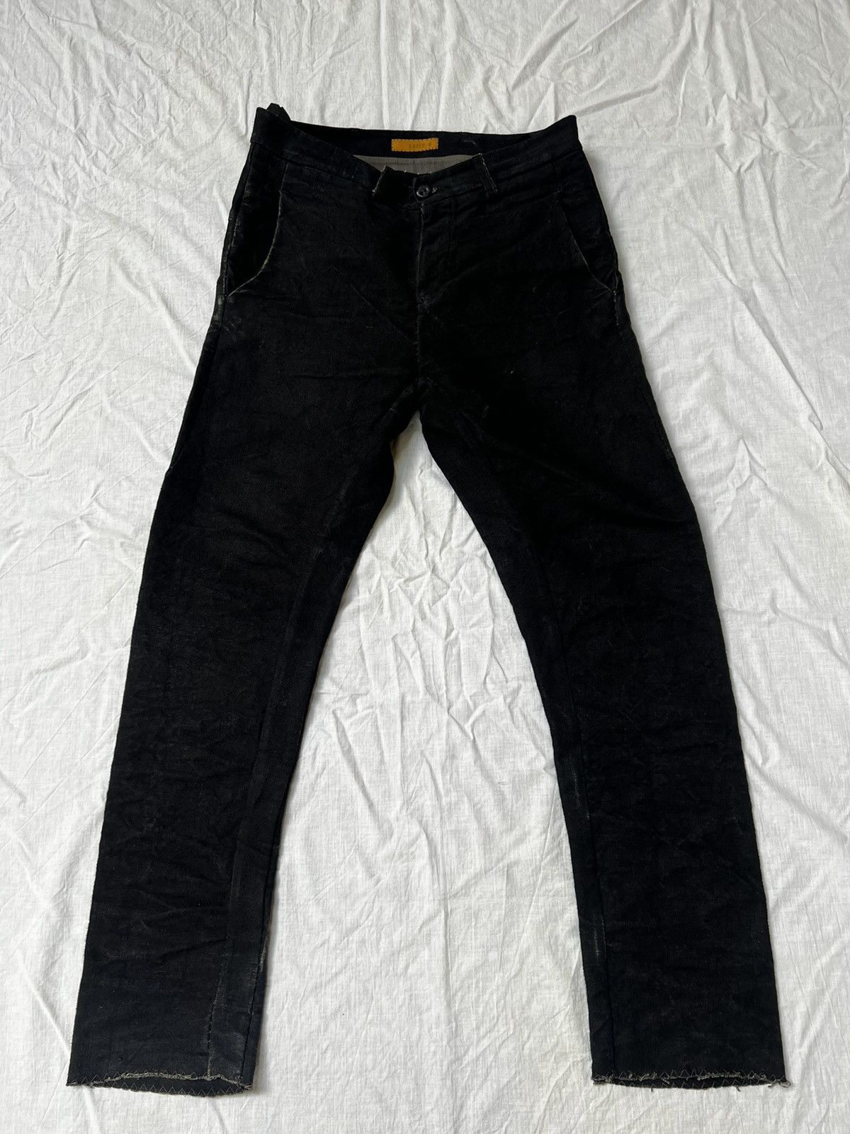 Layer-0 5 pocket pants, black, sail hemp, FWM 17-43 | Grailed