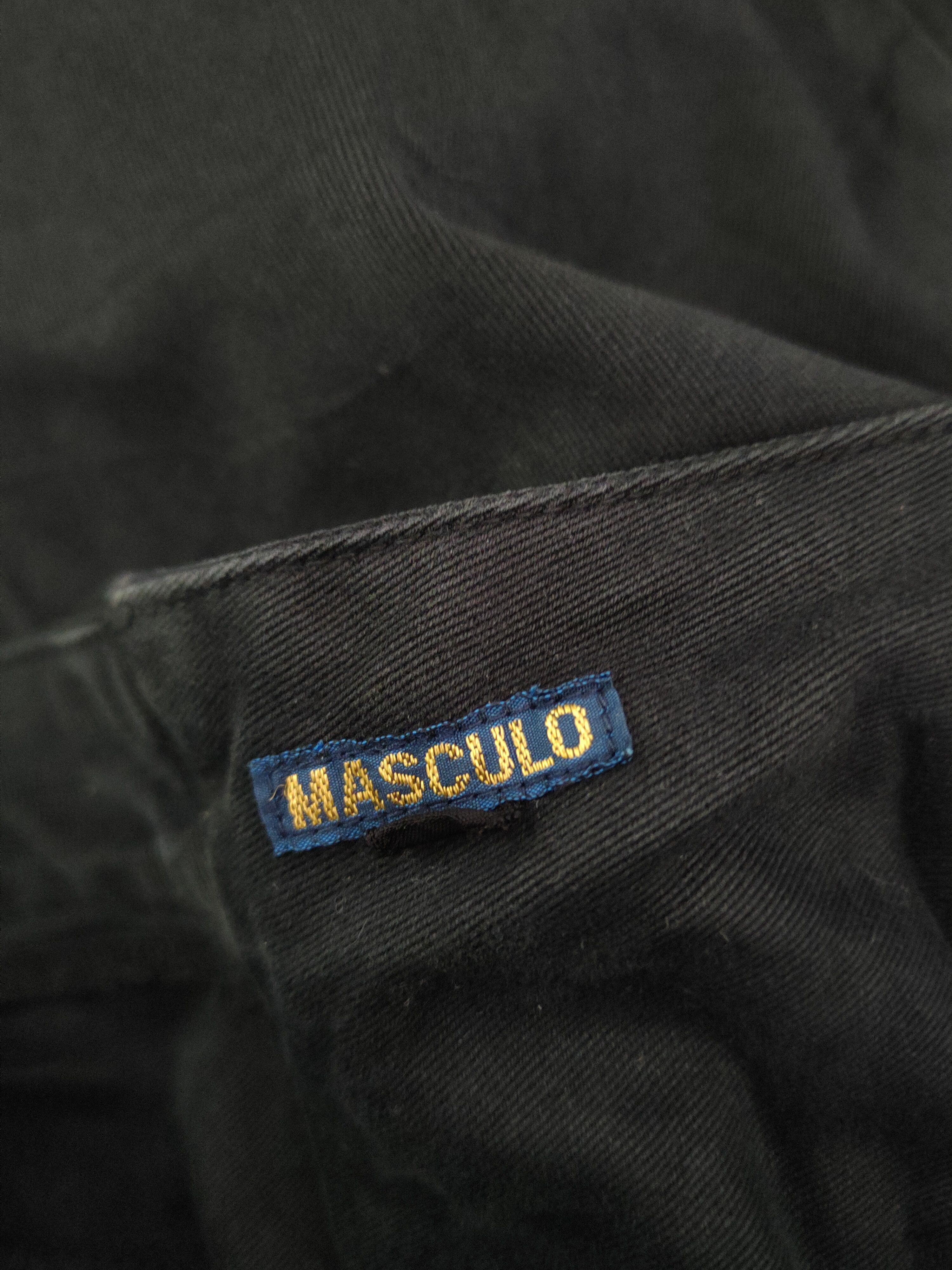 Japanese Brand DL Masculo Black Multipocket Cargo Pants #46-364 Size 26" / US 2 / IT 38 - 13 Thumbnail