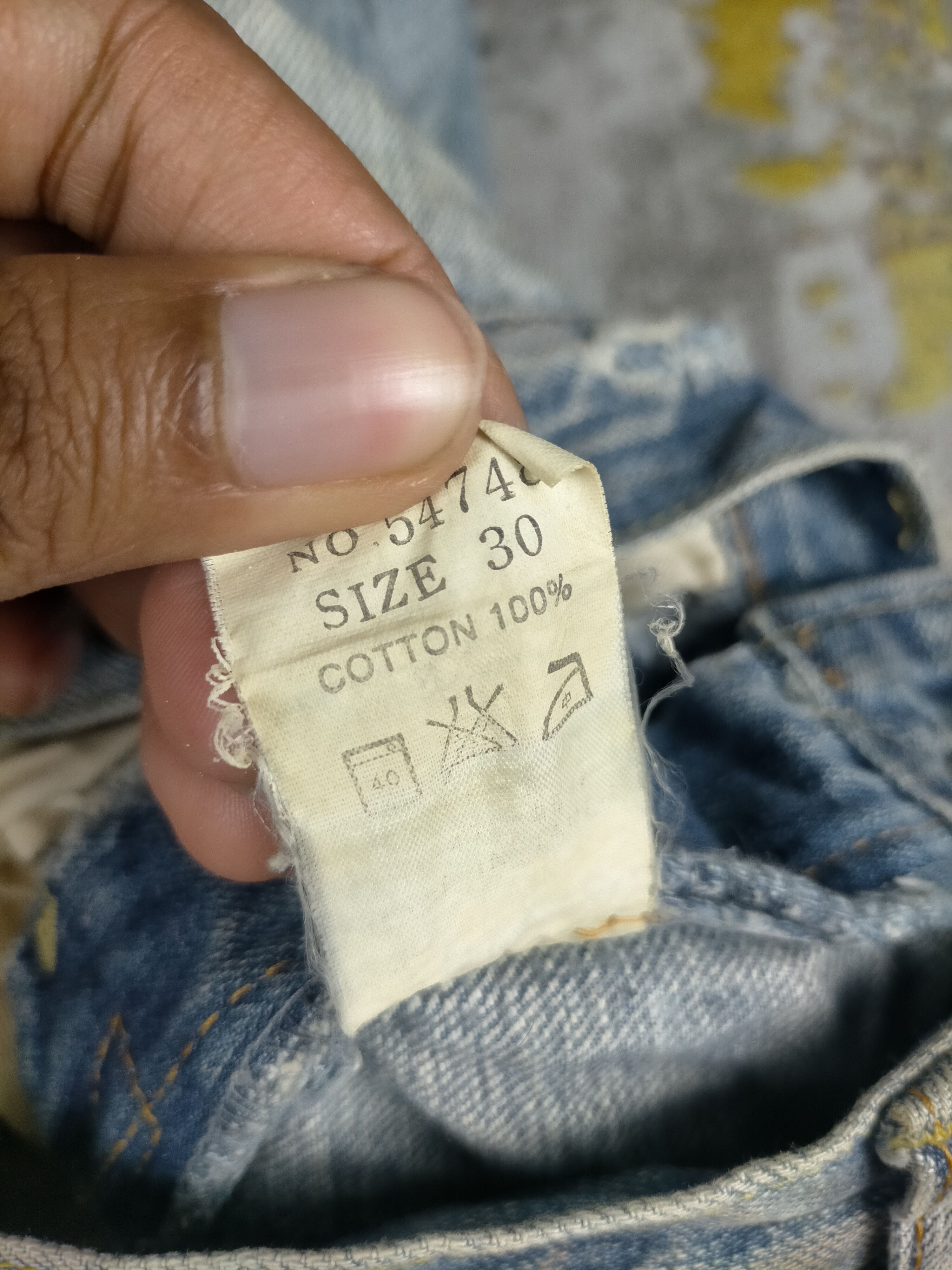 Eternal 90s Eternal Mudwash Thrashed Distressed Jeans Size US 30 / EU 46 - 9 Thumbnail