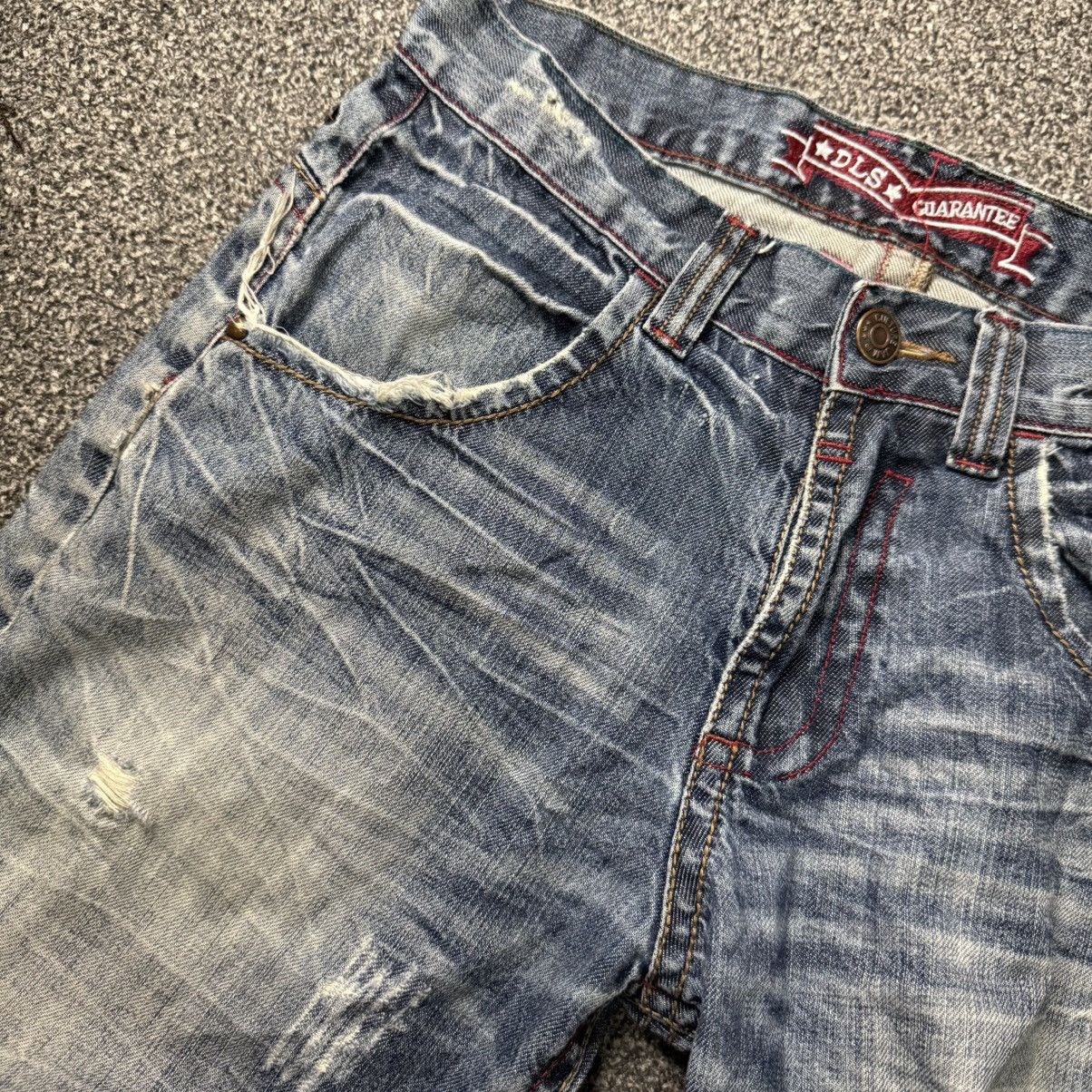 Hysteric Glamour Culture Jam Seditionaries Embroidered Wing Back Denim Size US 33 - 11 Thumbnail