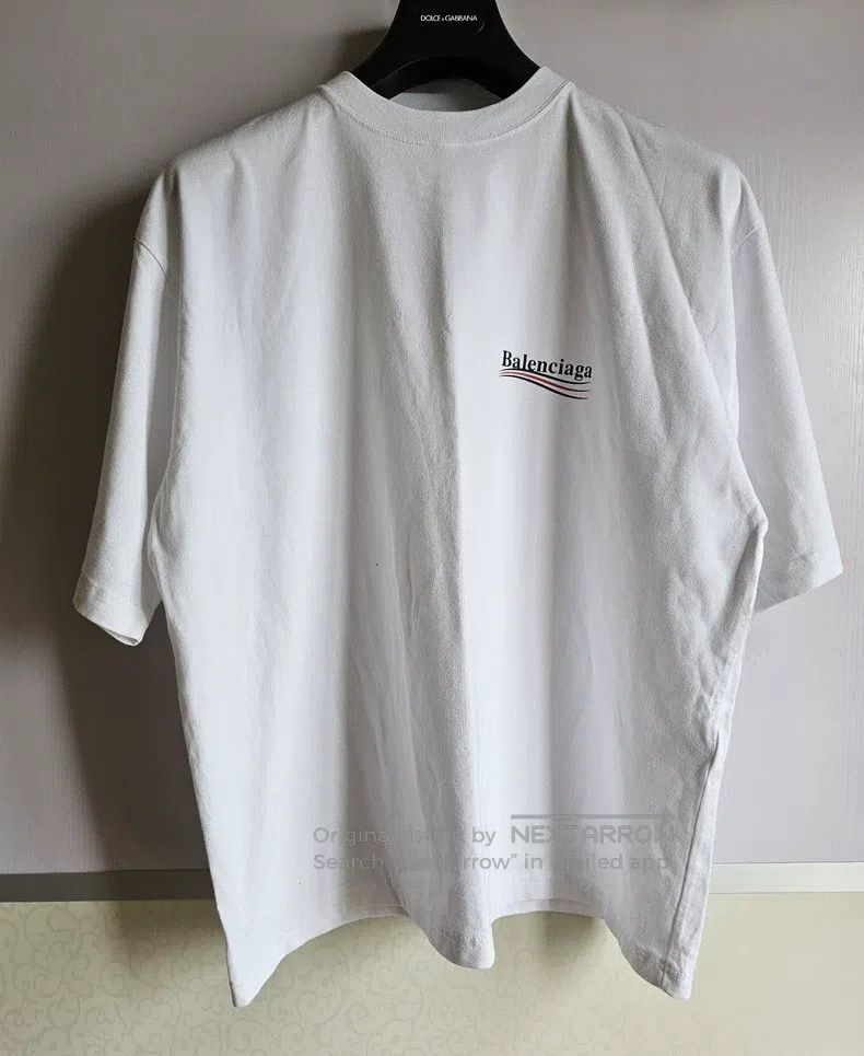 Balenciaga Balenciaga White short-sleeve T-shirt Size US M / EU 48-50 / 2 - 1 Thumbnail