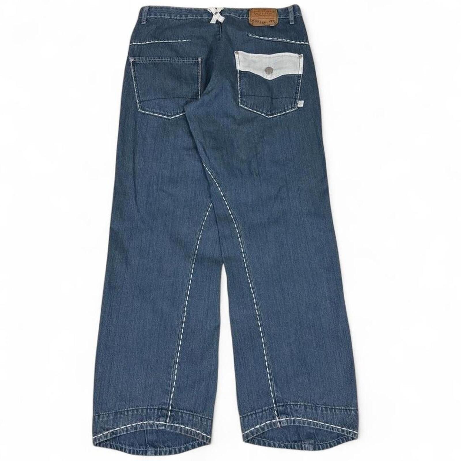 Abercrombie & Fitch Vintage Abercrombie & Fitch unique stiching denim jeans Size 32" / US 10 / IT 46 - 1 Thumbnail