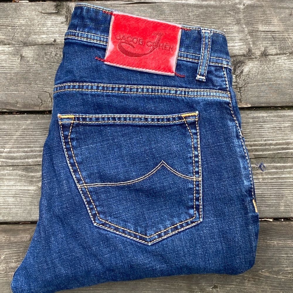 Jacob Cohen Vintage Jacob Cohen Jeans Size 34 Blue Designer Denim Size US 34 / EU 50 - 2 Thumbnail