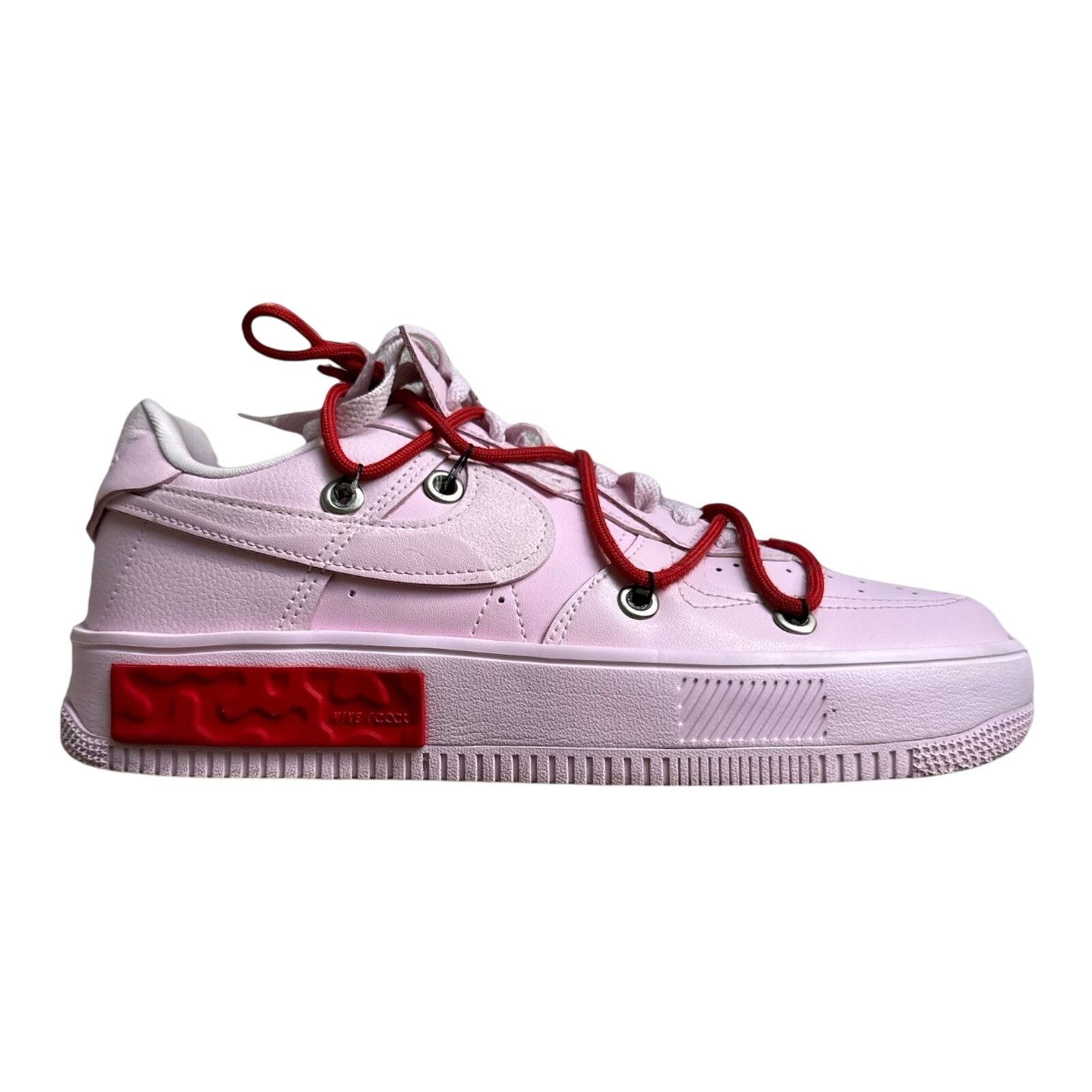 Nike Air Force Fontanka Pink Foam Red Cassette Sneaker NEW