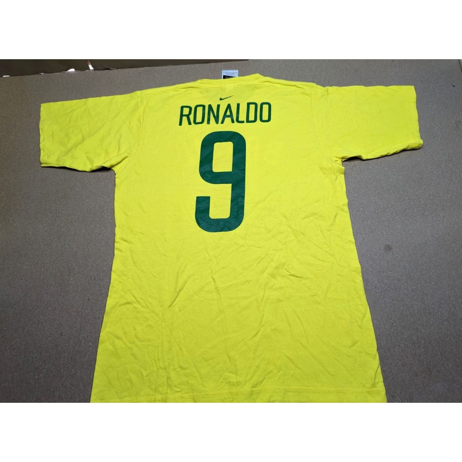 Nike Nike T-Shirt Baseball Jersey Vintage 90s Ronaldo Brasil Yellow Size S Mens Sports Cotton Jersey Shirt Size US S / EU 44-46 / 1 - 2 Thumbnail