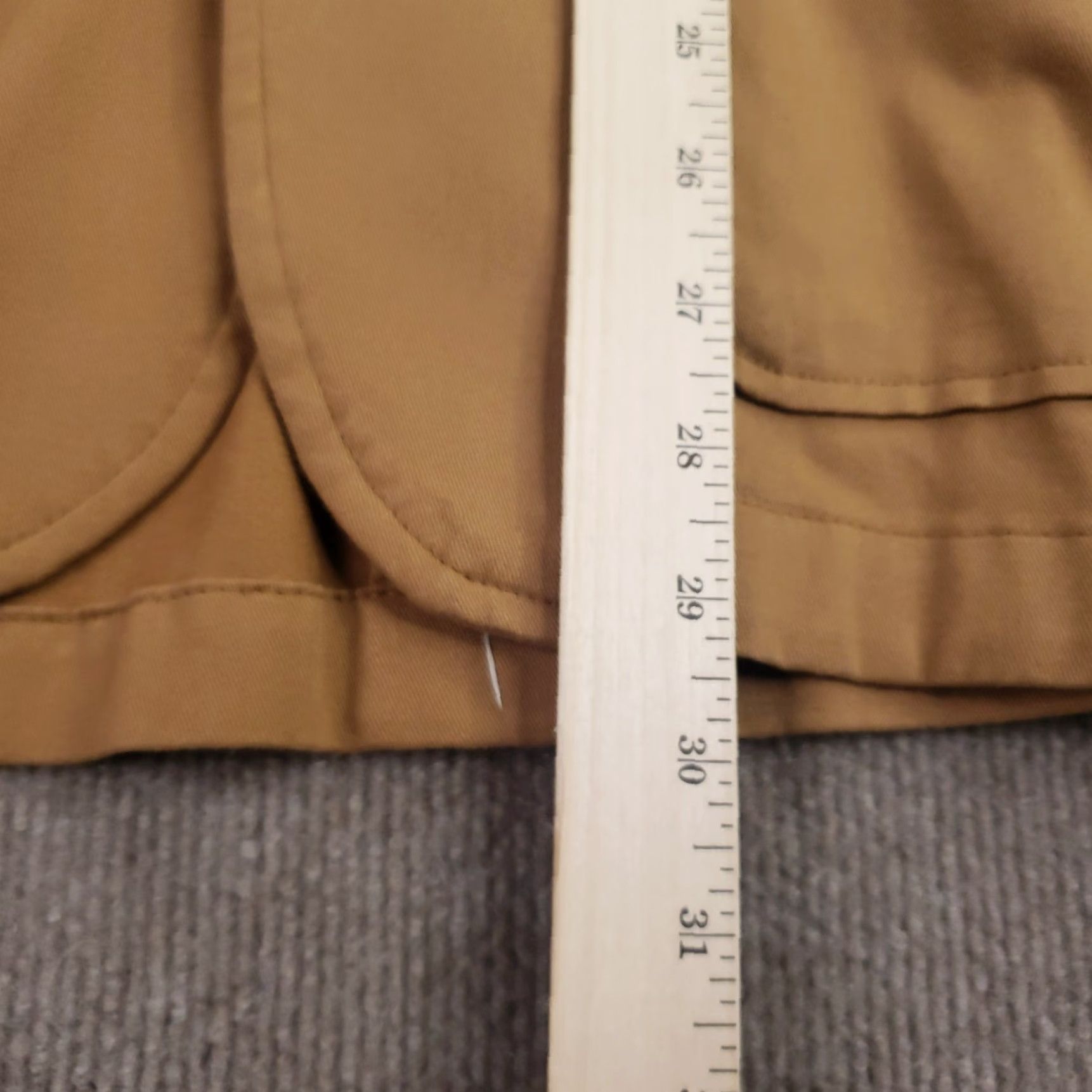 Haggar Haggar Jacket Slim Fit Men’s Small 36-38 Tan Brown Smart Wash Stretch Two-Button Notch Lapel Sport Coat Regular Cotton Spandex Vintage No Size US S / EU 44-46 / 1 - 4 Thumbnail