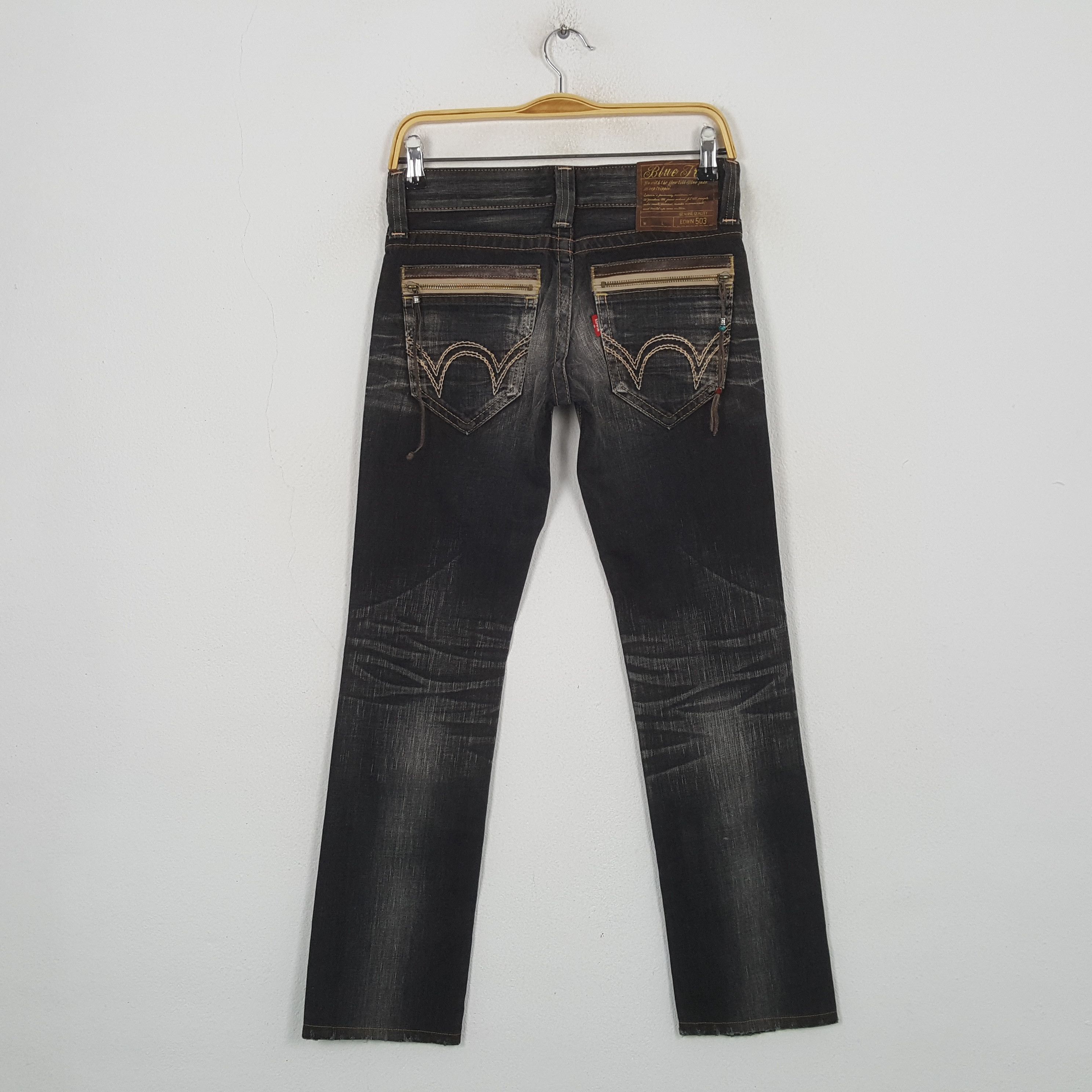 Edwin Vintage Edwin 503 American Distressed Style Jeans RR30 Size US 28 / EU 44 - 4 Thumbnail