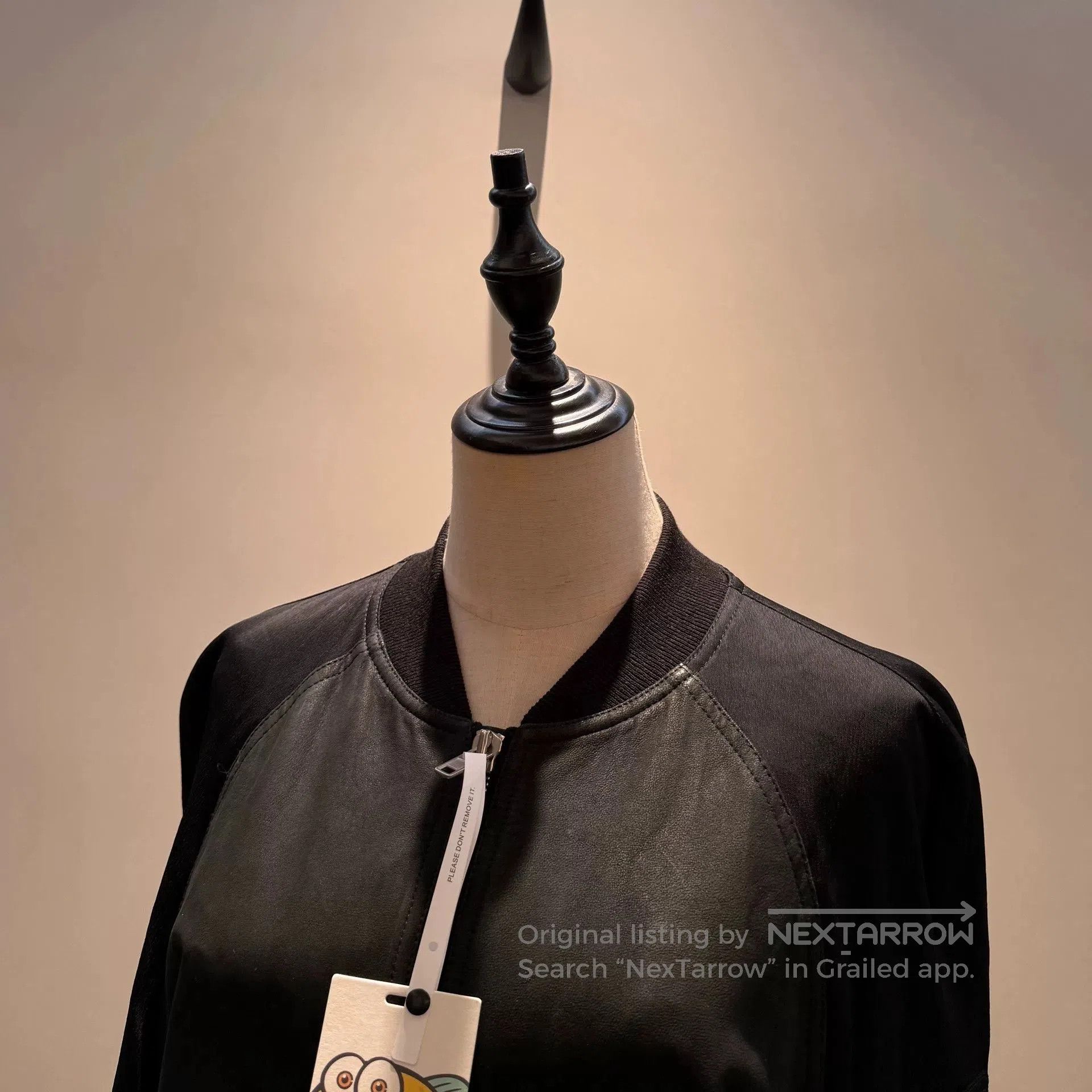 Rick Owens rick owens unique leather bomber jacket. Size US L / EU 52-54 / 3 - 3 Thumbnail