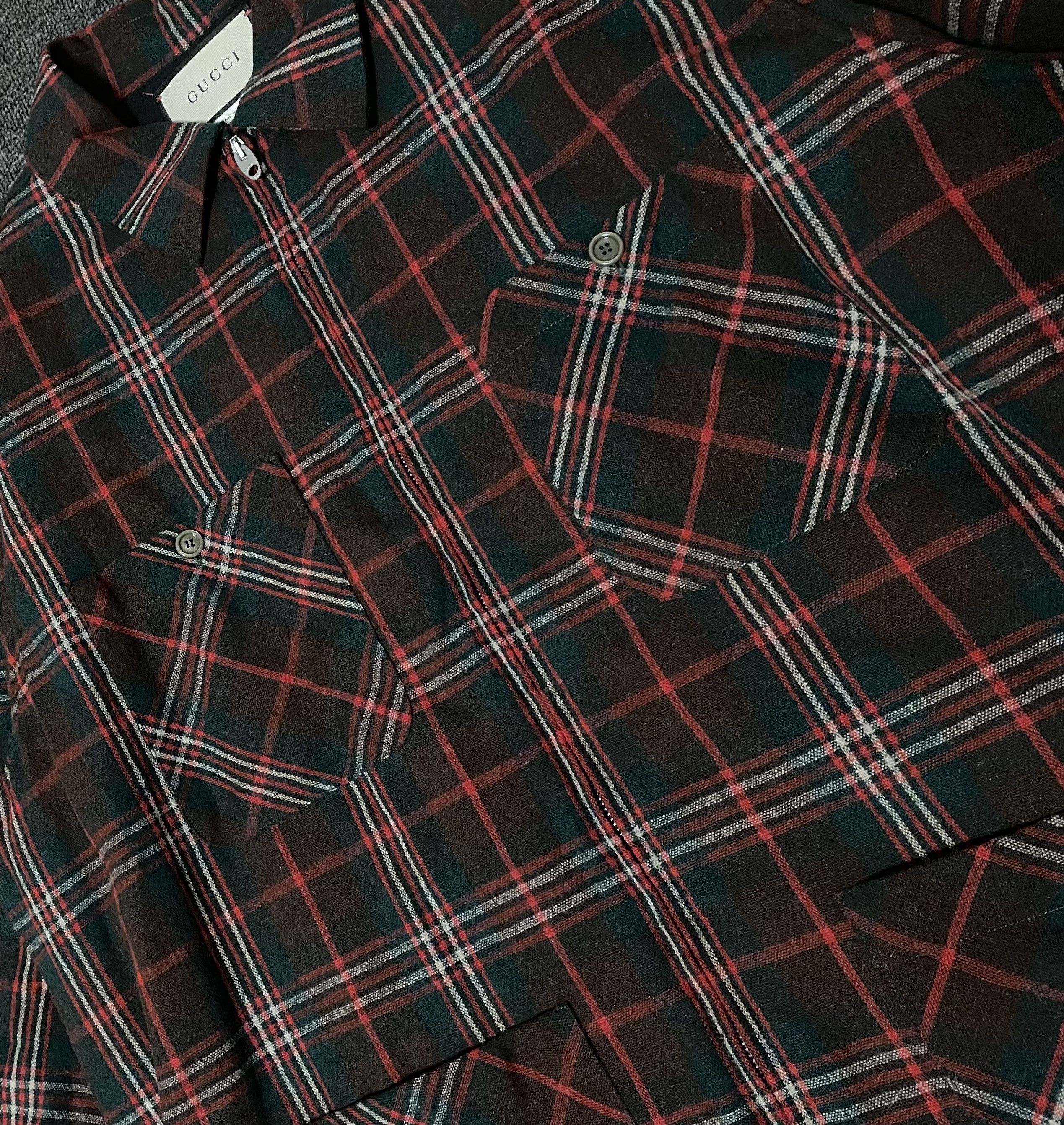 Gucci Gucci striped plaid jacket, size 48 oversize Size US M / EU 48-50 / 2 - 3 Thumbnail