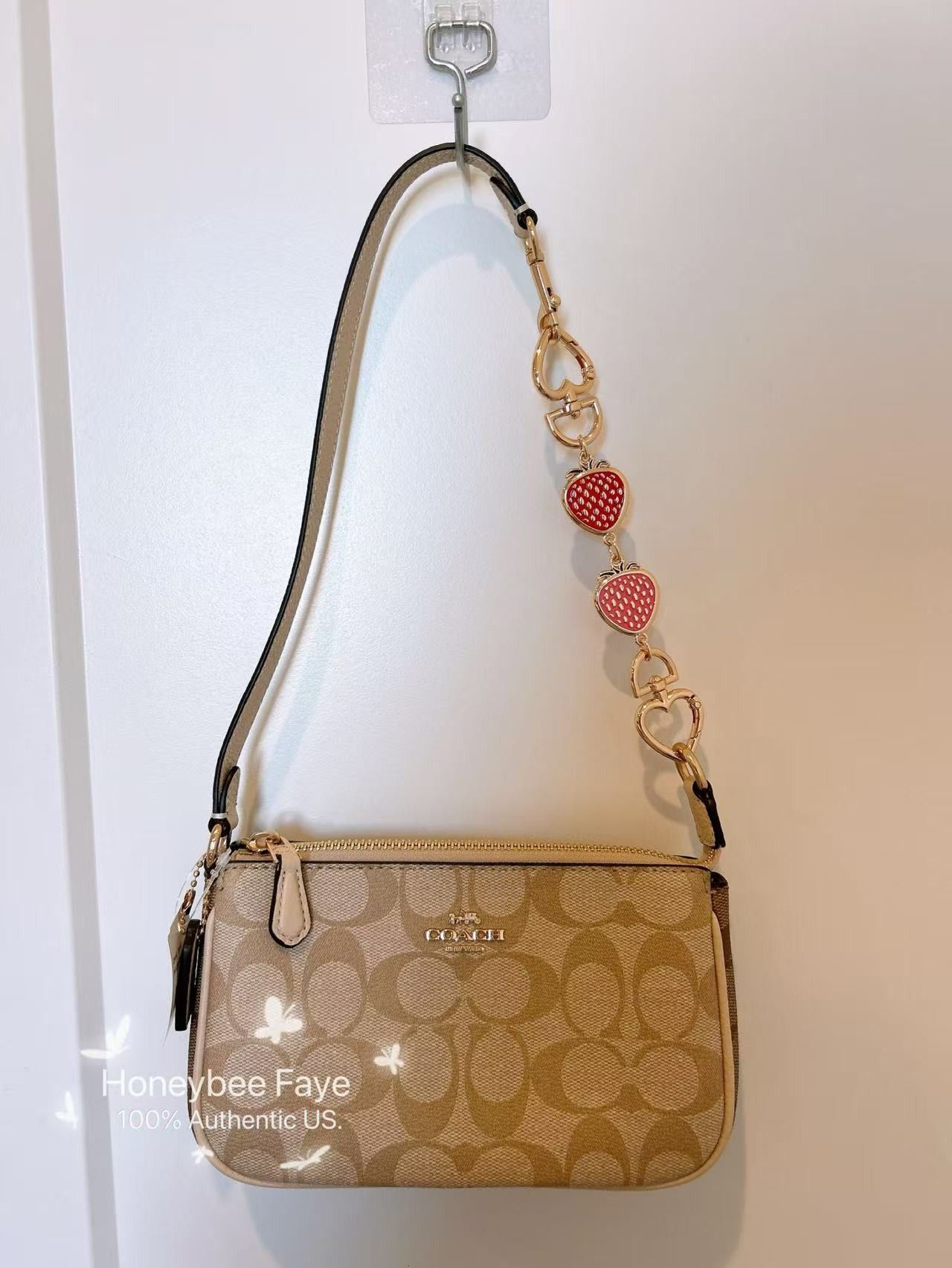 Coach Nolita 19 In Blocked Signature CA444 plus extended chain Size ONE SIZE - 3 Thumbnail