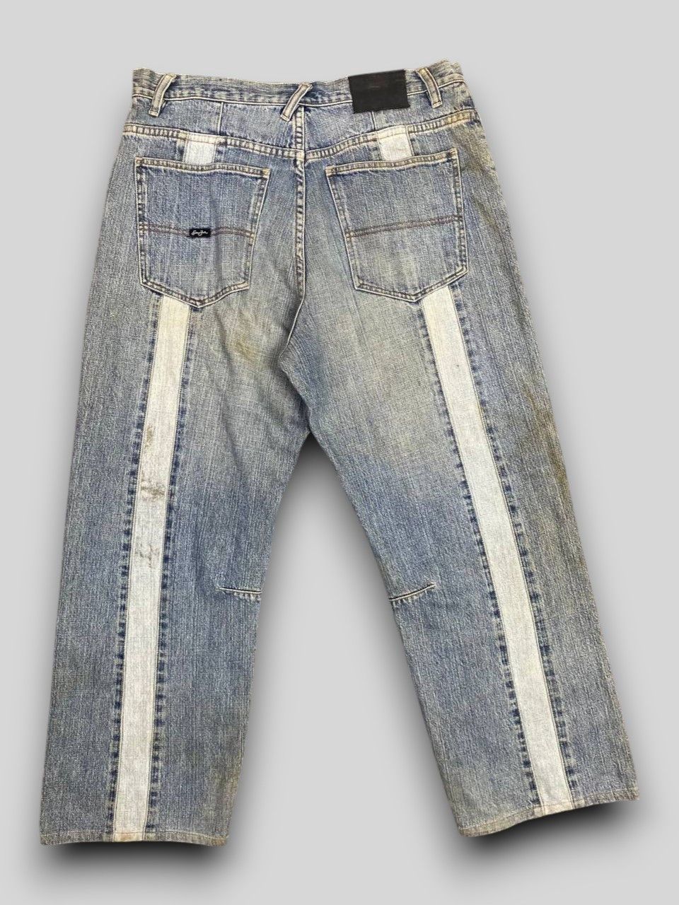 Sean John vintage 90s sean john baggy denim nice design Size US 35 - 2 Thumbnail