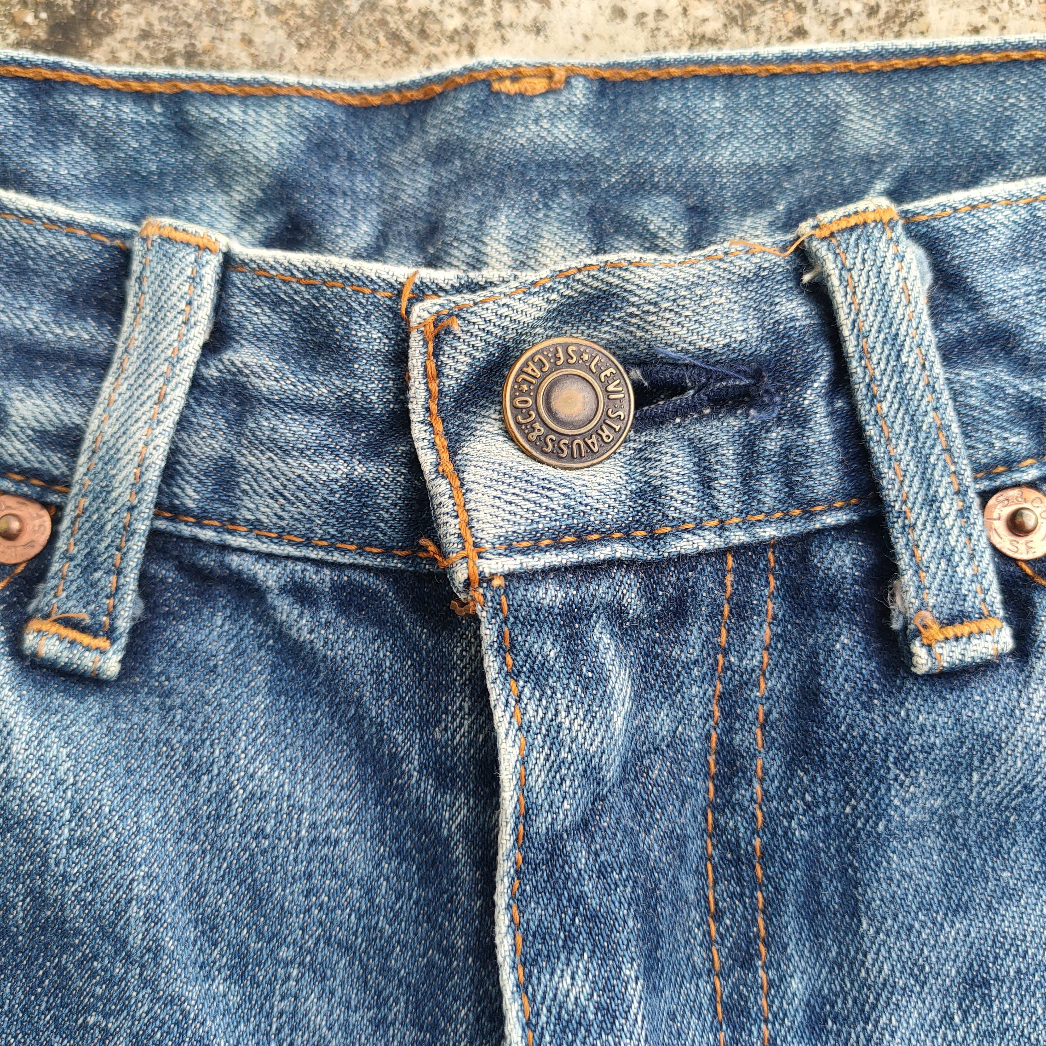 Levi's × Vintage VINTAGE LEVI'S 503 FADED RIPPED JEANS DENIM PANTS Size US 31 - 5 Thumbnail