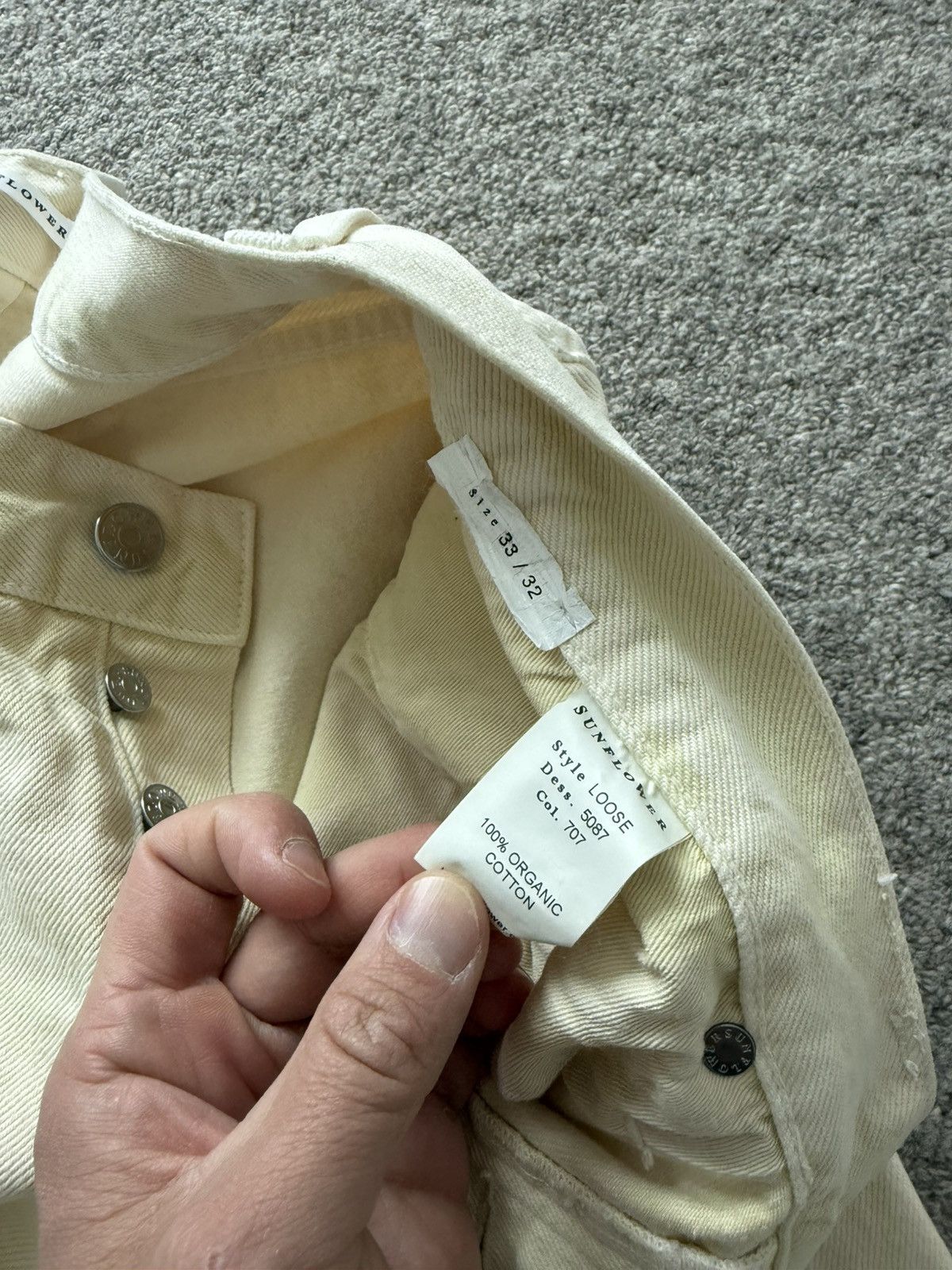 Sunflower Sunflower White + sundyed denim sz 33 Size US 33 - 4 Thumbnail