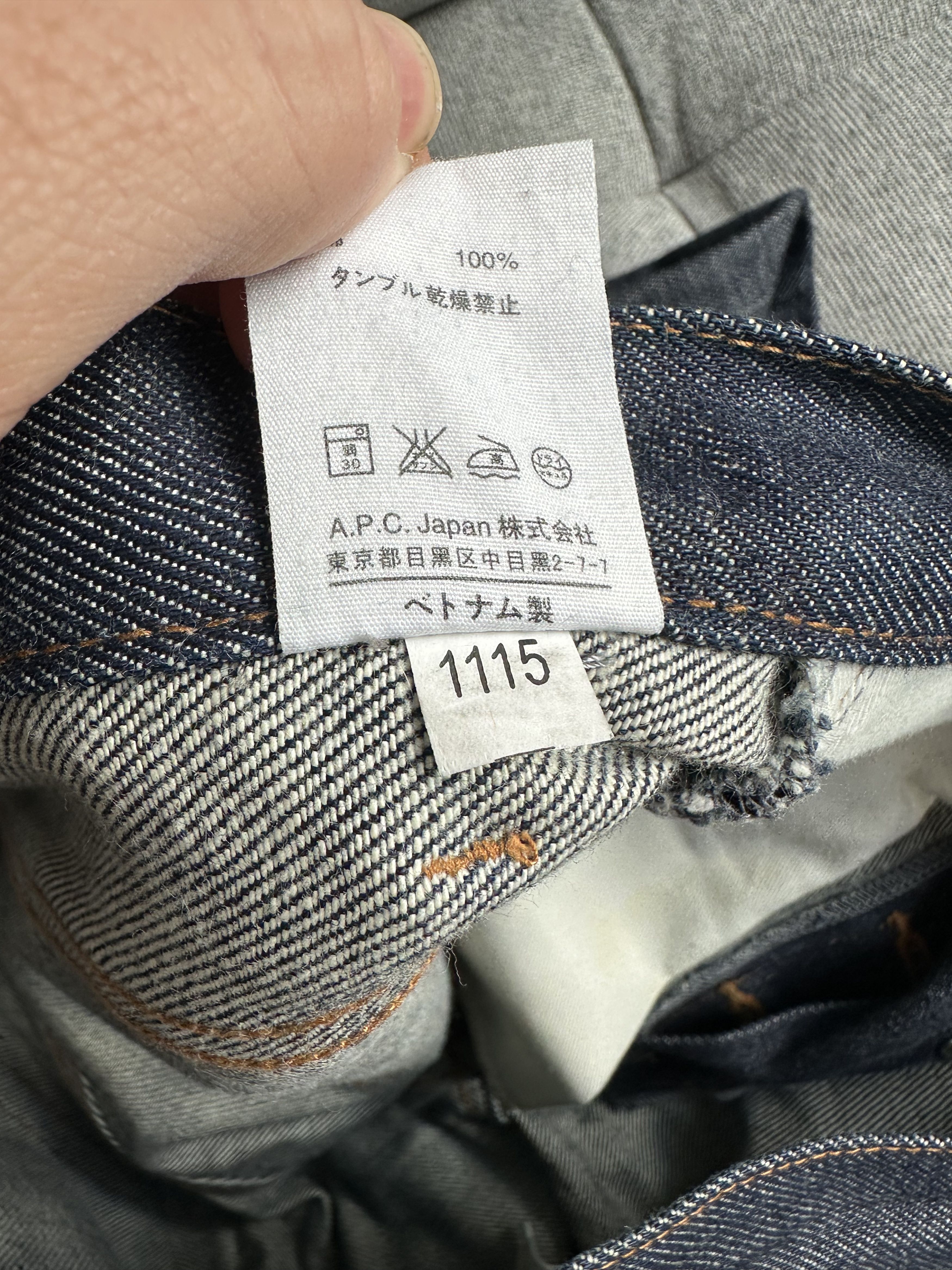 A.P.C. A.P.C. Petit Standard Selvedge Denim Size US 30 / EU 46 - 5 Thumbnail
