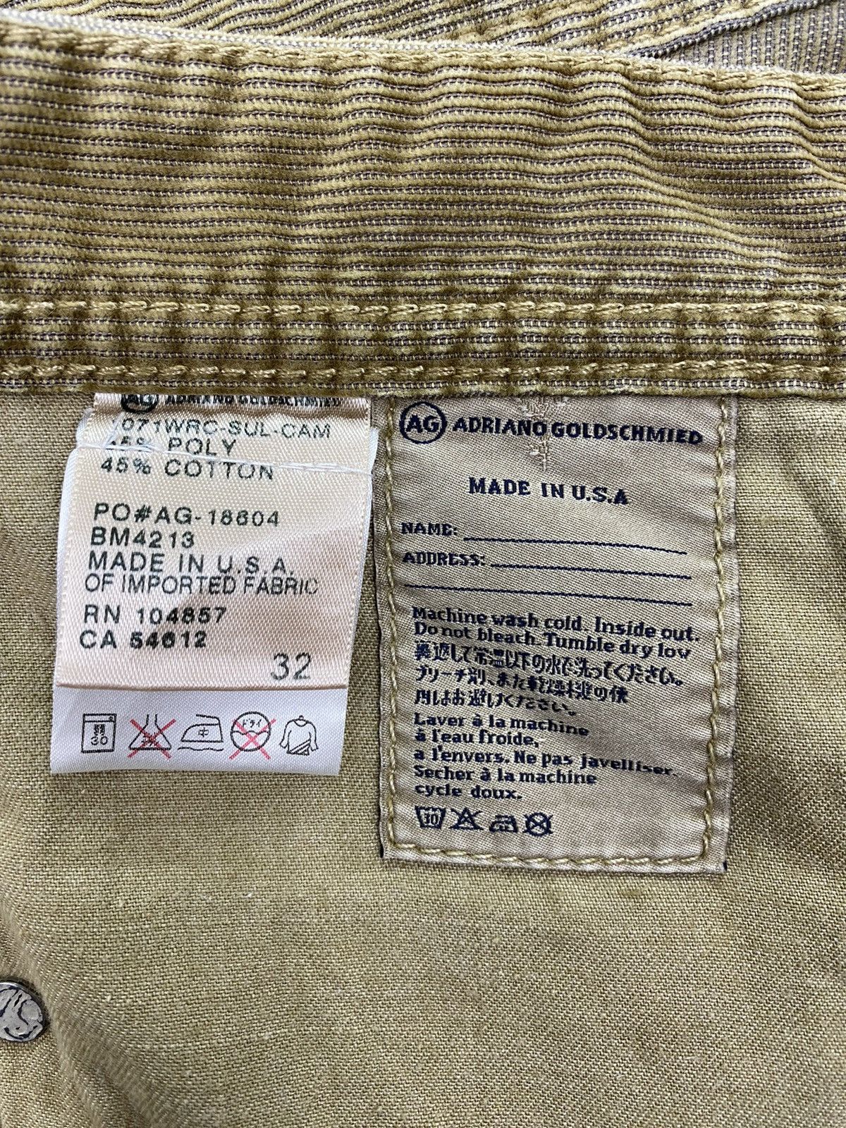 AG Adriano Goldschmied AG Adriano Goldschmied Dirty Distressed Corduroy Pant Size US 32 / EU 48 - 12 Thumbnail