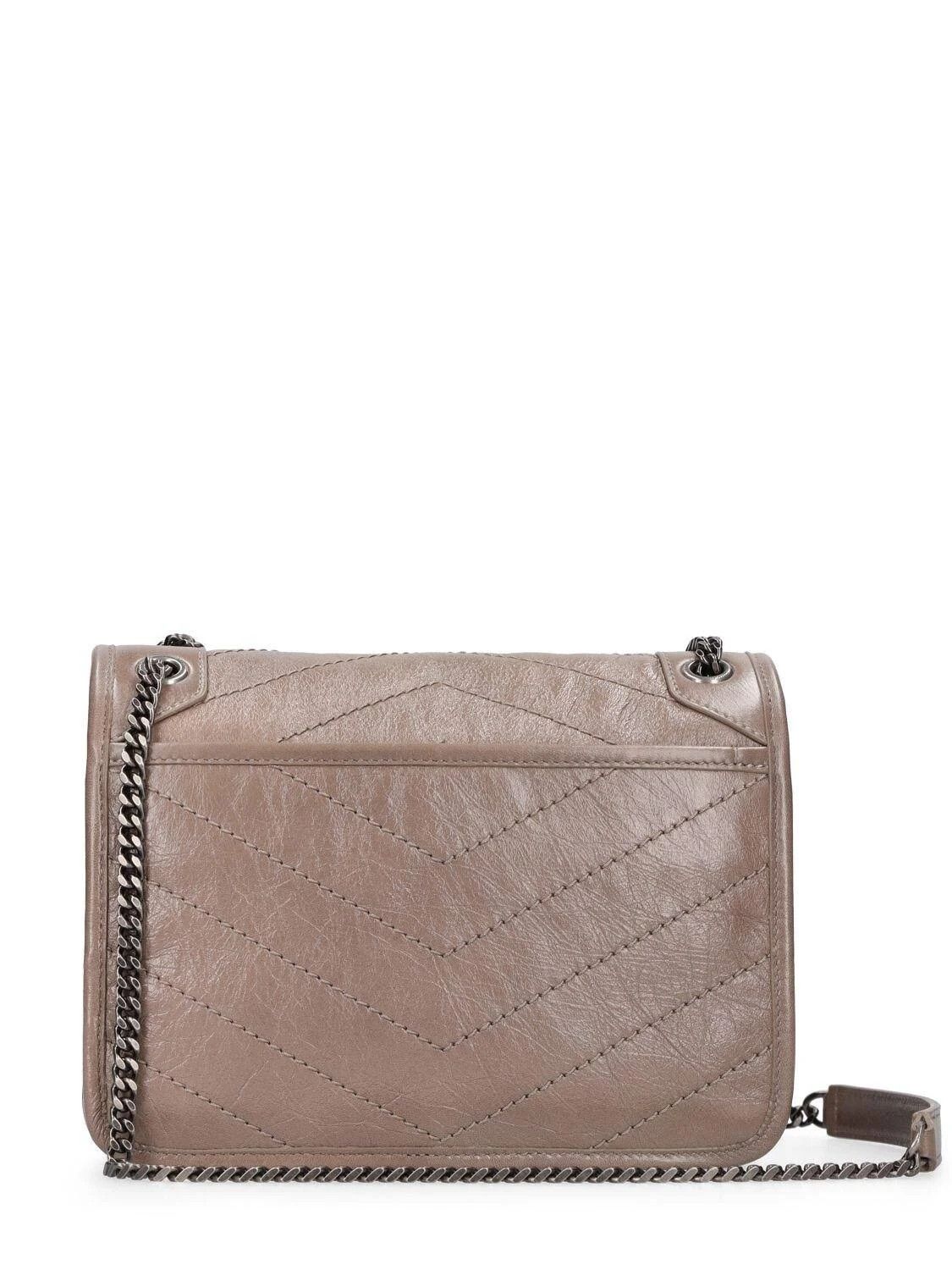 Saint Laurent Paris o1s1wg110924 Size: OS / Niki Baby Vintage Leather Bag Beige Size ONE SIZE - 7 Thumbnail