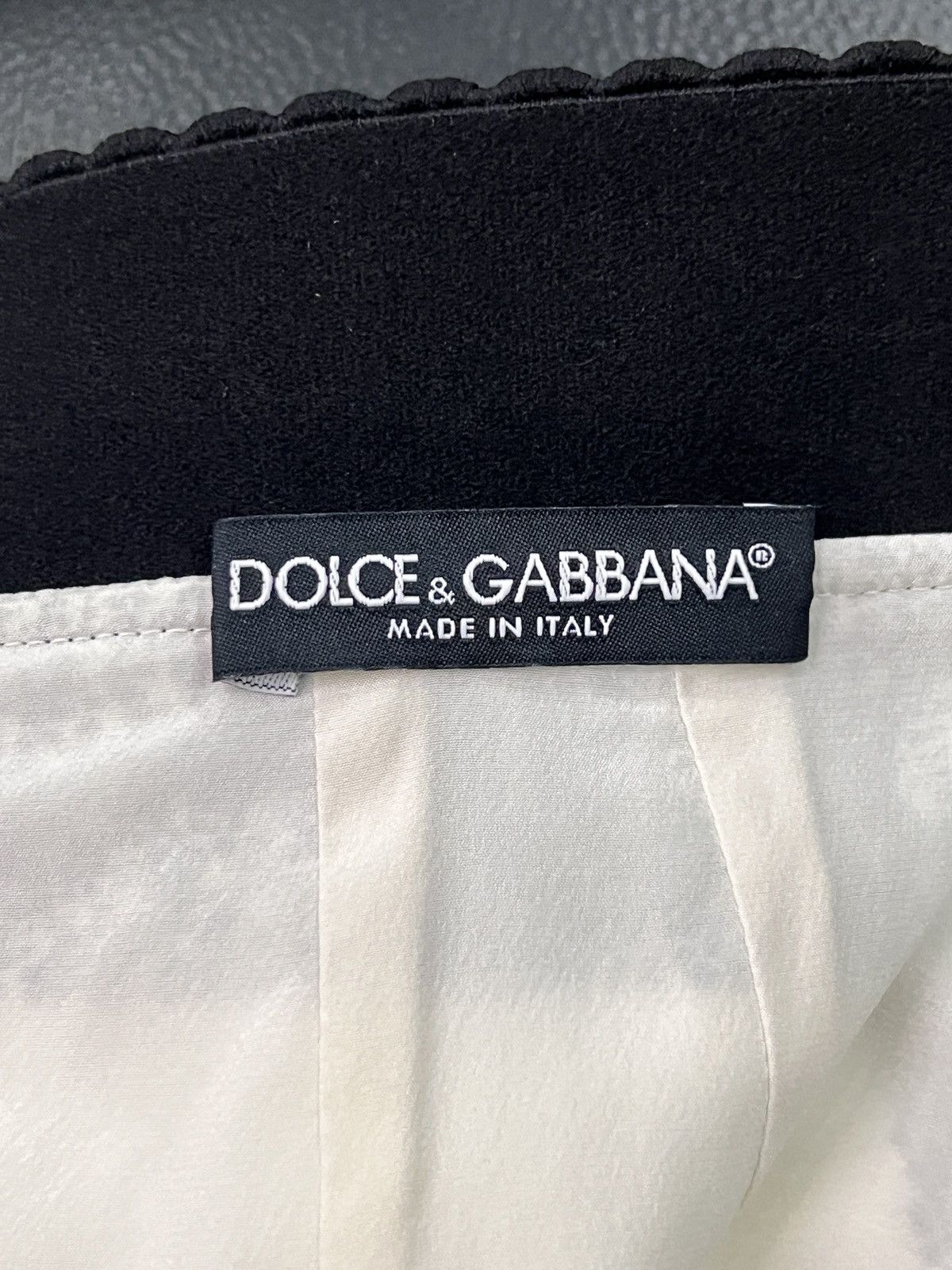 Dolce & Gabbana Dolce & Gabbana Navy Stripe Double-Breasted Skirt Size S / US 4 / IT 40 - 13 Thumbnail