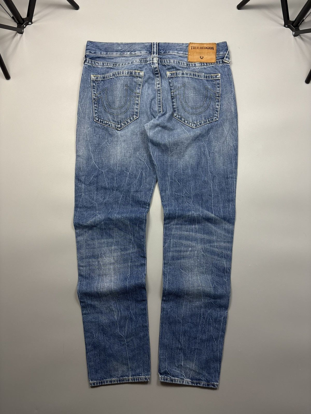 True Religion True Religion Relaxed Skinny Men's Straight Jeans Size US 36 / EU 52 - 1 Thumbnail