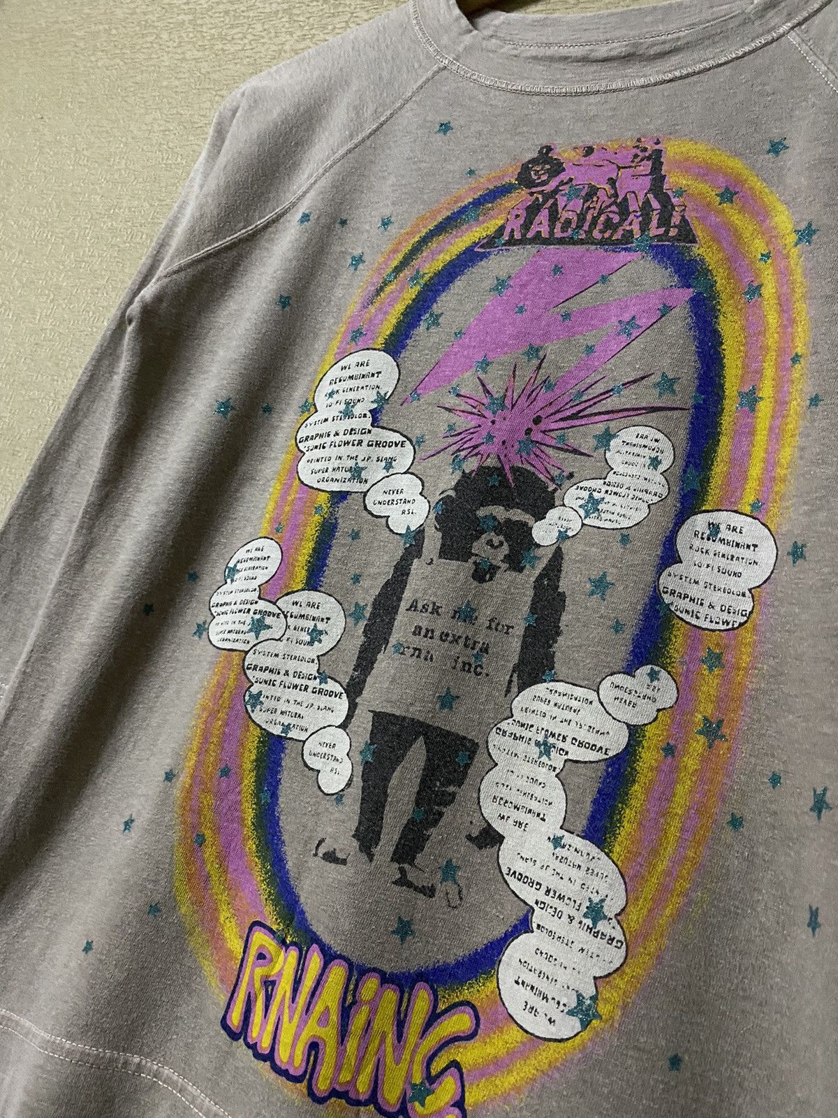 20471120 × Hysteric Glamour RNA INC Japan Rainbow Monkey Sonic Flower Groove Longsleeve Size US S / EU 44-46 / 1 - 3 Thumbnail
