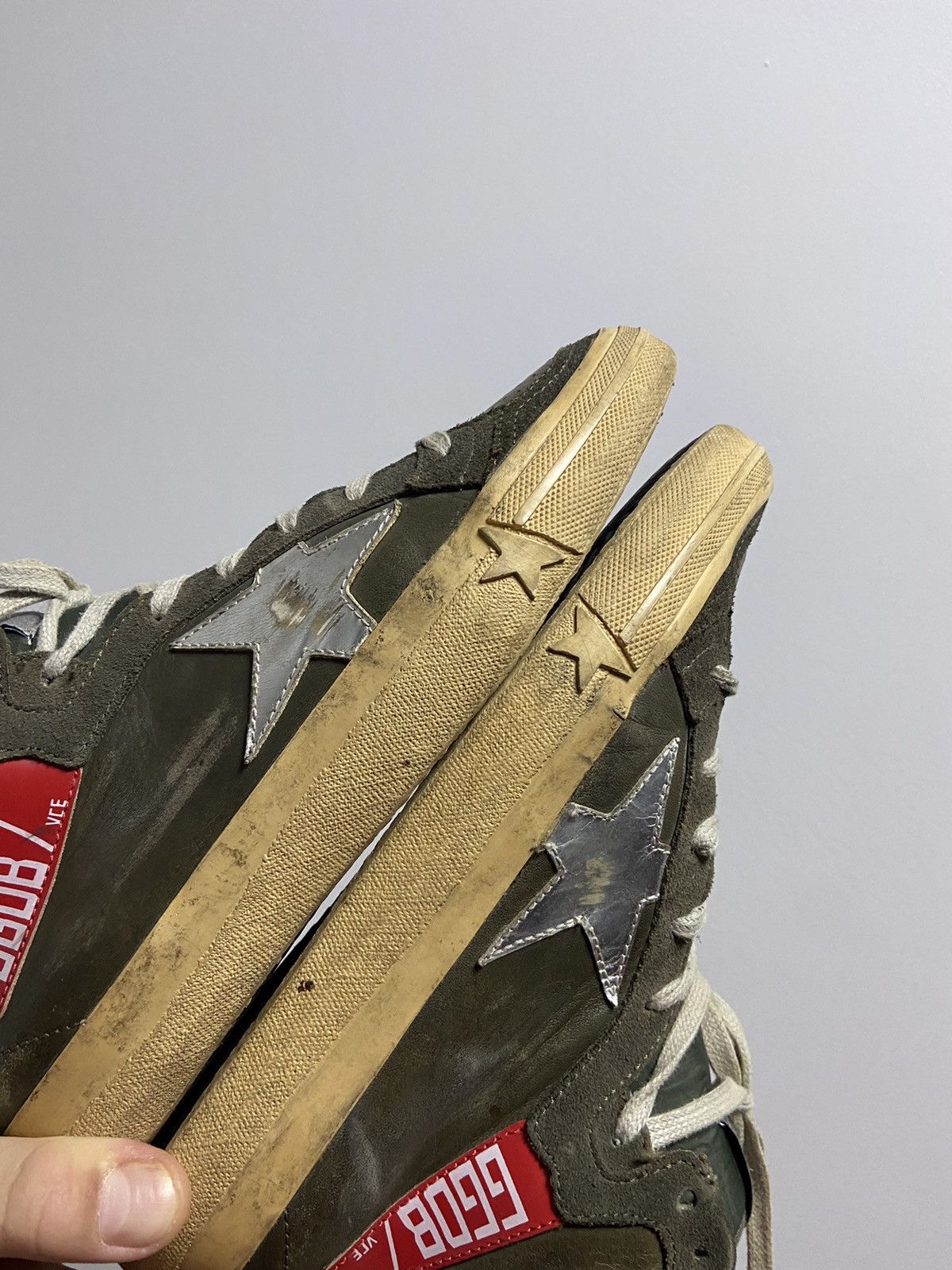Golden Goose × Vintage Golden Goose 2.12 hi top Sneakers vintage Skate Star Size US 7.5 / EU 40-41 - 13 Thumbnail