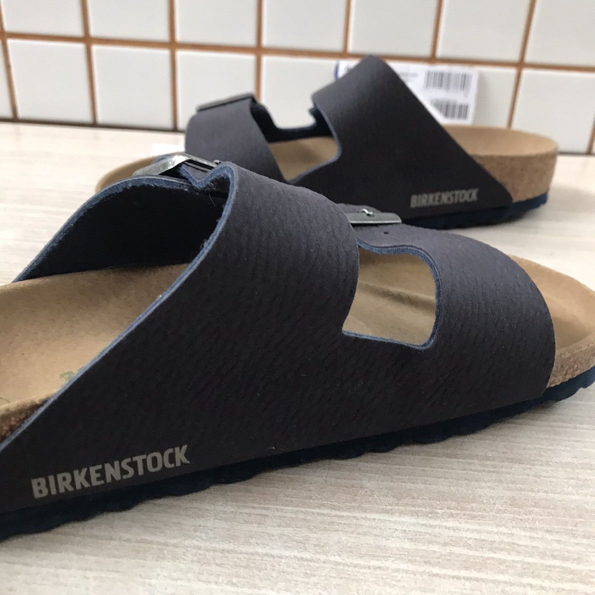 Birkenstock × Genuine Leather Birkenstock Birkenstock Arizona Suede 1023116 Men’s Slides Size US 6 / EU 39 - 14 Thumbnail