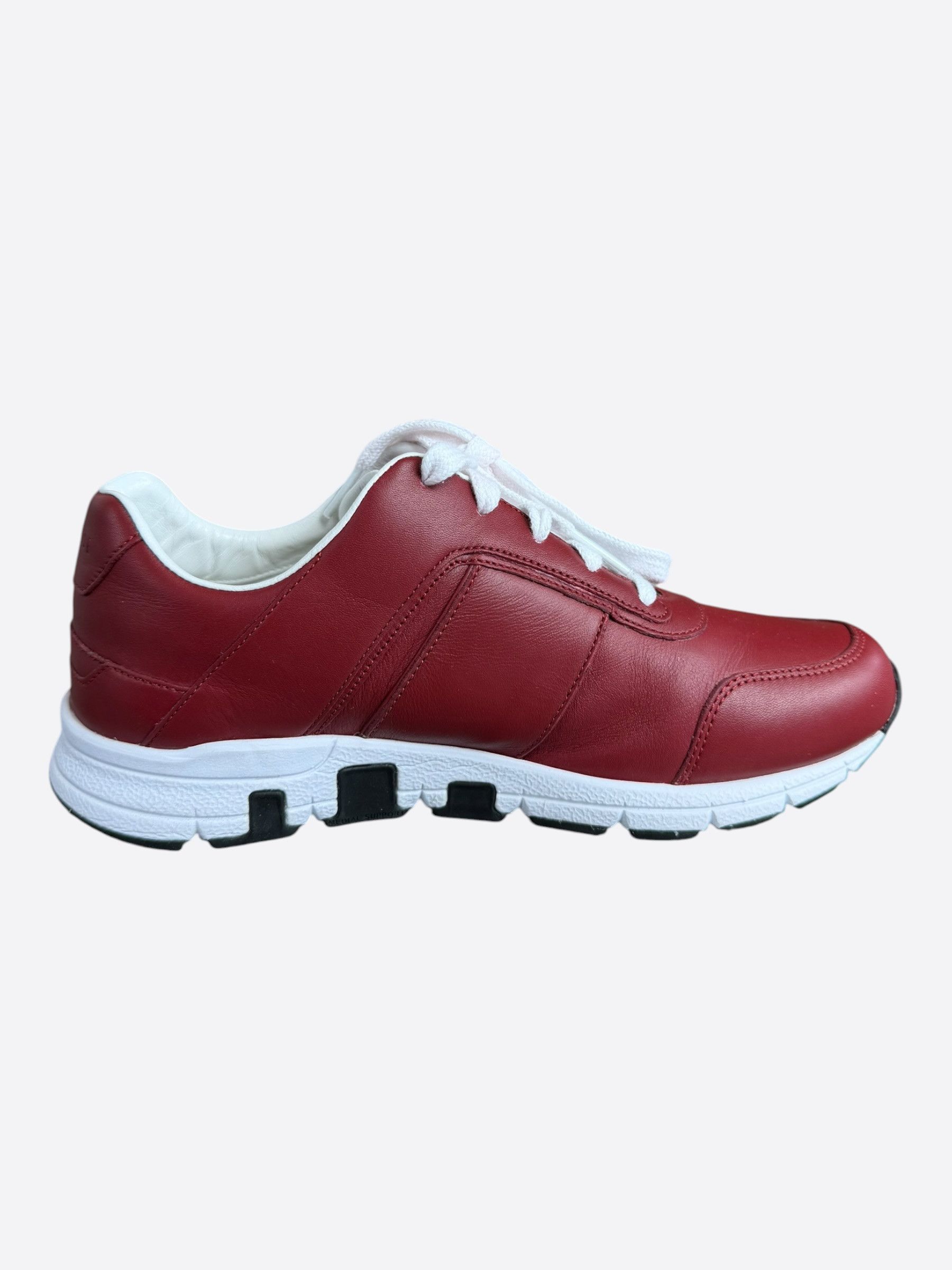 Gucci Gucci Red & White Interlocking GG Women's Sneakers Size US 6 / IT 36 - 5 Thumbnail
