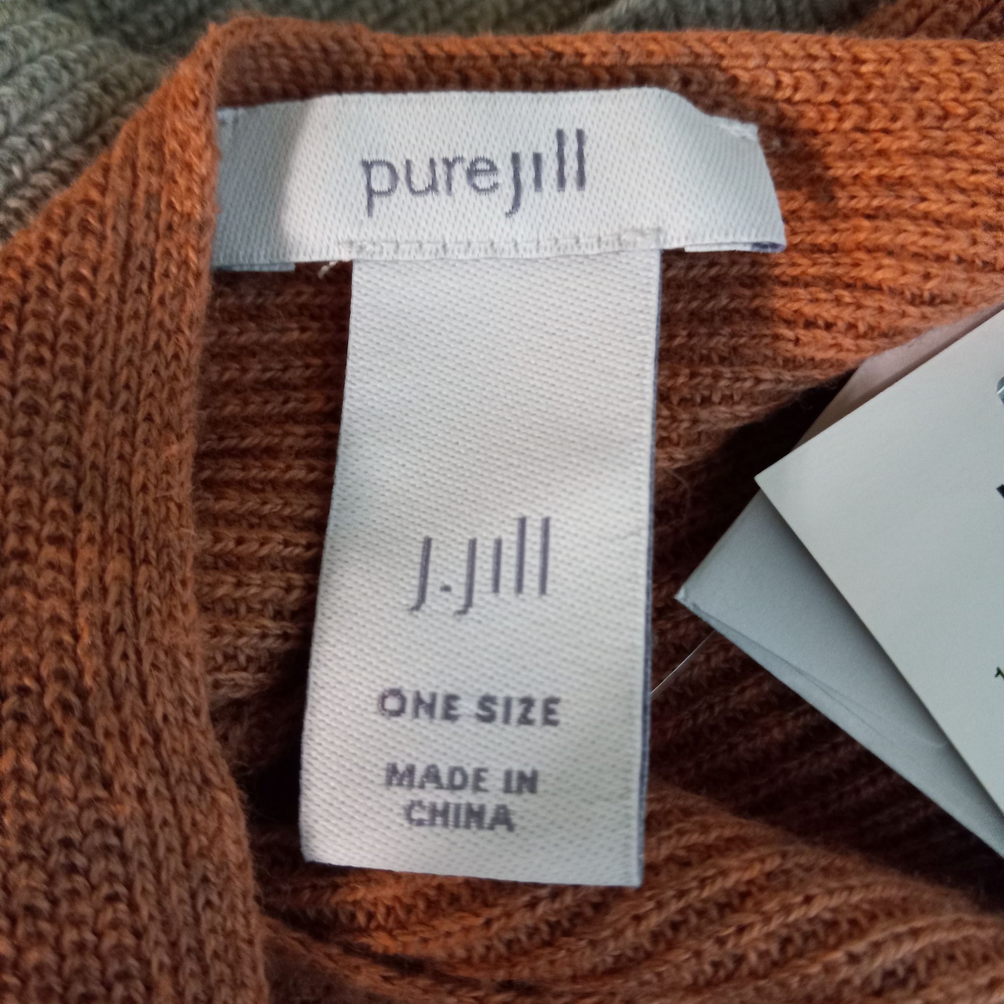 J. Jill Purejill J Jill One Size Poncho Ombré Knit Cape Soft Gradien Size ONE SIZE - 7 Thumbnail
