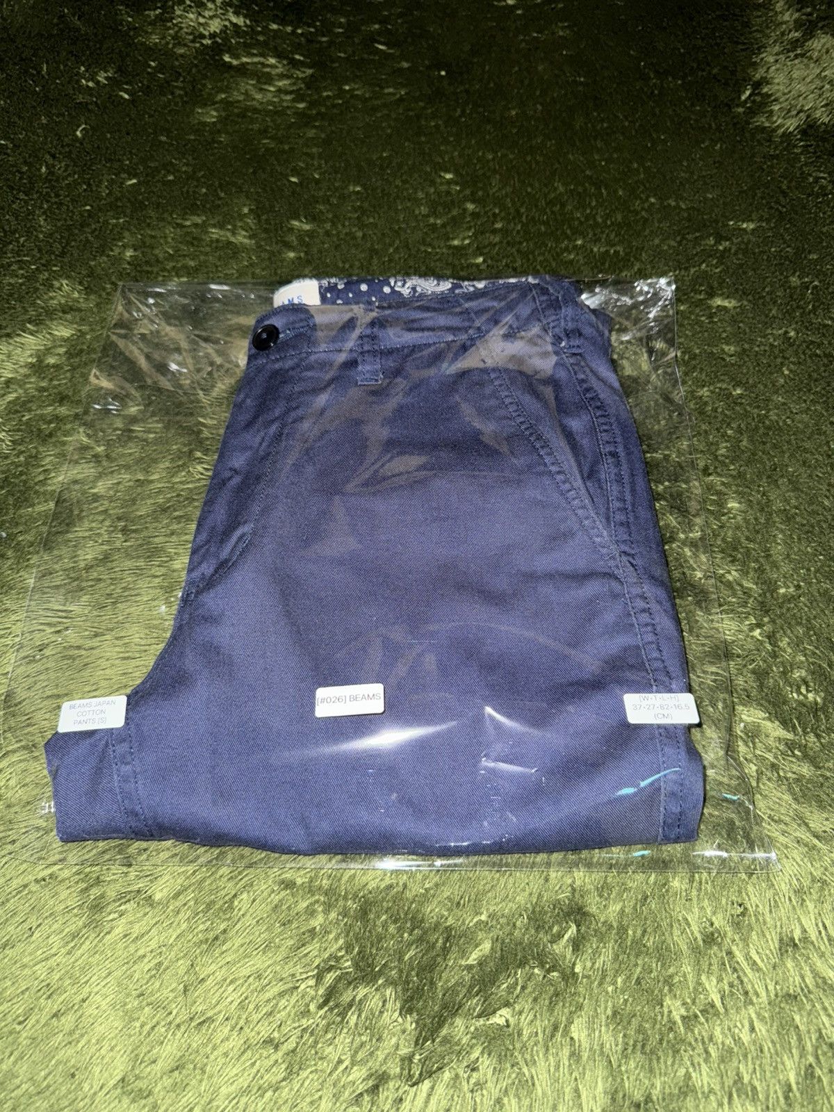 Beams Japan [S] BEAMS Japan Cropped Washed Chino Pants – Navy Size US 30 / EU 46 - 10 Thumbnail