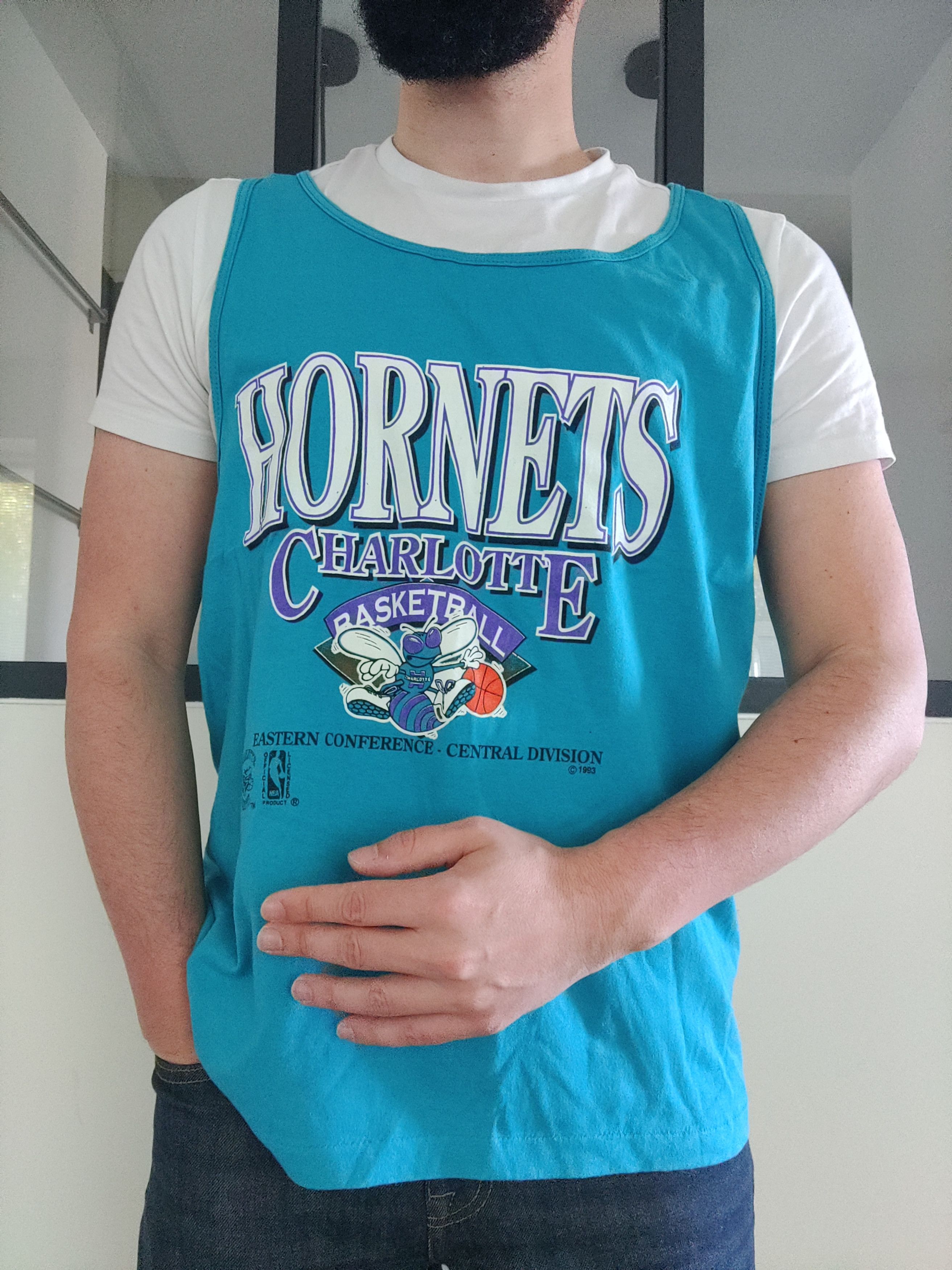 Vintage Spectator Charlotte Hornets NBA Tank Top Vintage 1993 XL Size US XL / EU 56 / 4 - 2 Thumbnail
