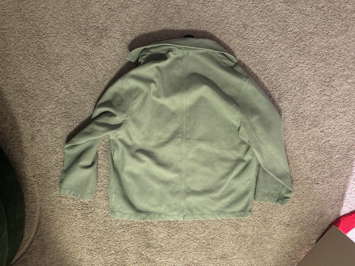 H&M Oversized Mint Green Denim Jacket Size US L / EU 52-54 / 3 - 5 Thumbnail