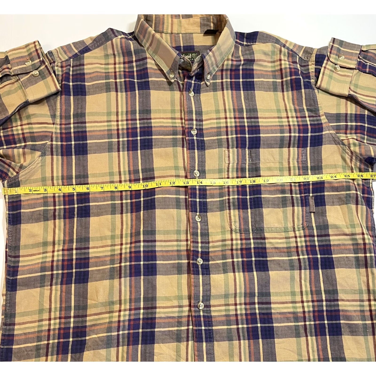 Timberland Timberland Button-Up Shirt Men XL Plaid Long Sleeve Casual Outdoor All Seasons Size US XL / EU 56 / 4 - 5 Thumbnail