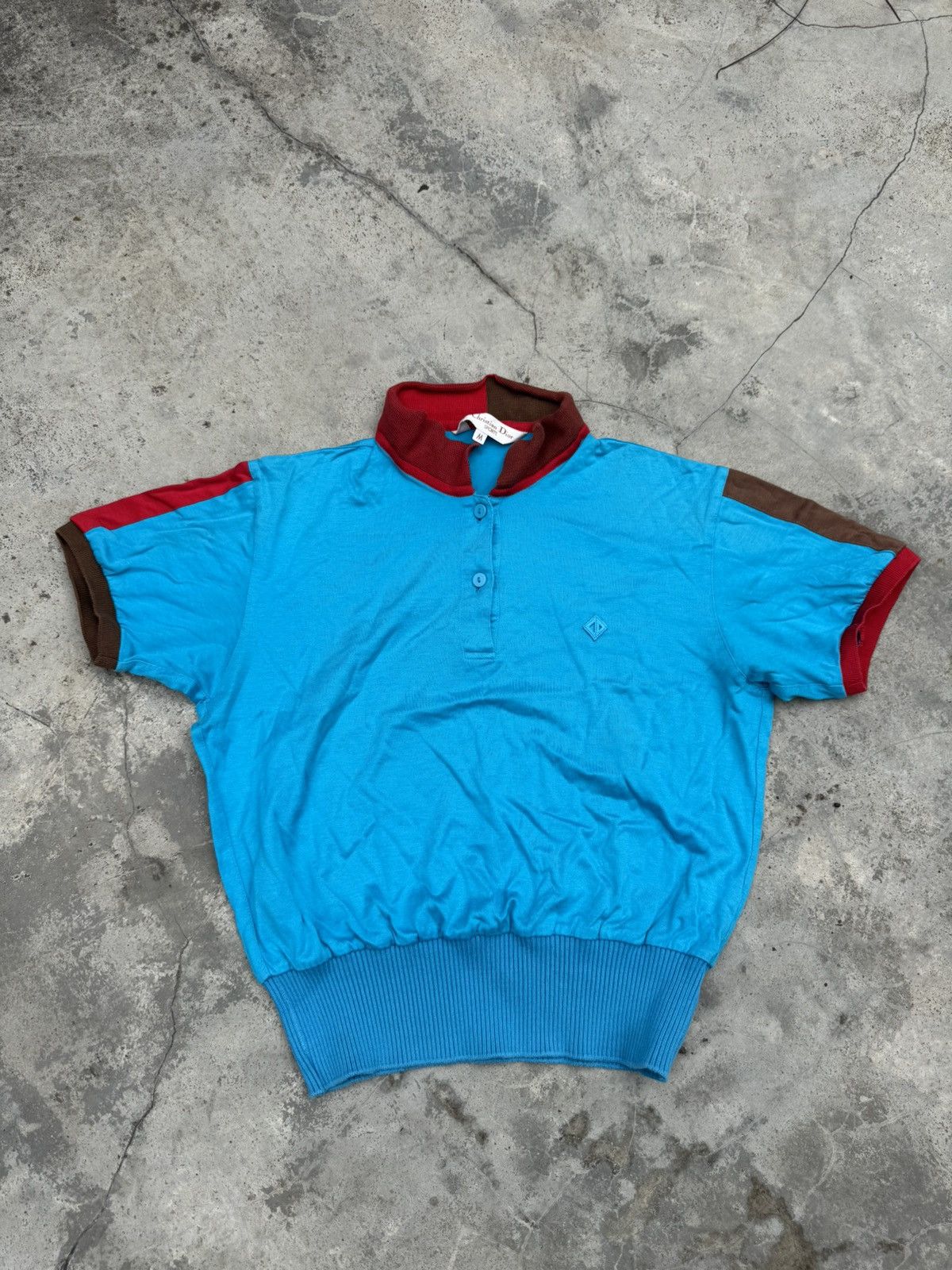Dior Vintage 90s Christian Dior Short Sleeve shirt Size S / US 4 / IT 40 - 1 Thumbnail