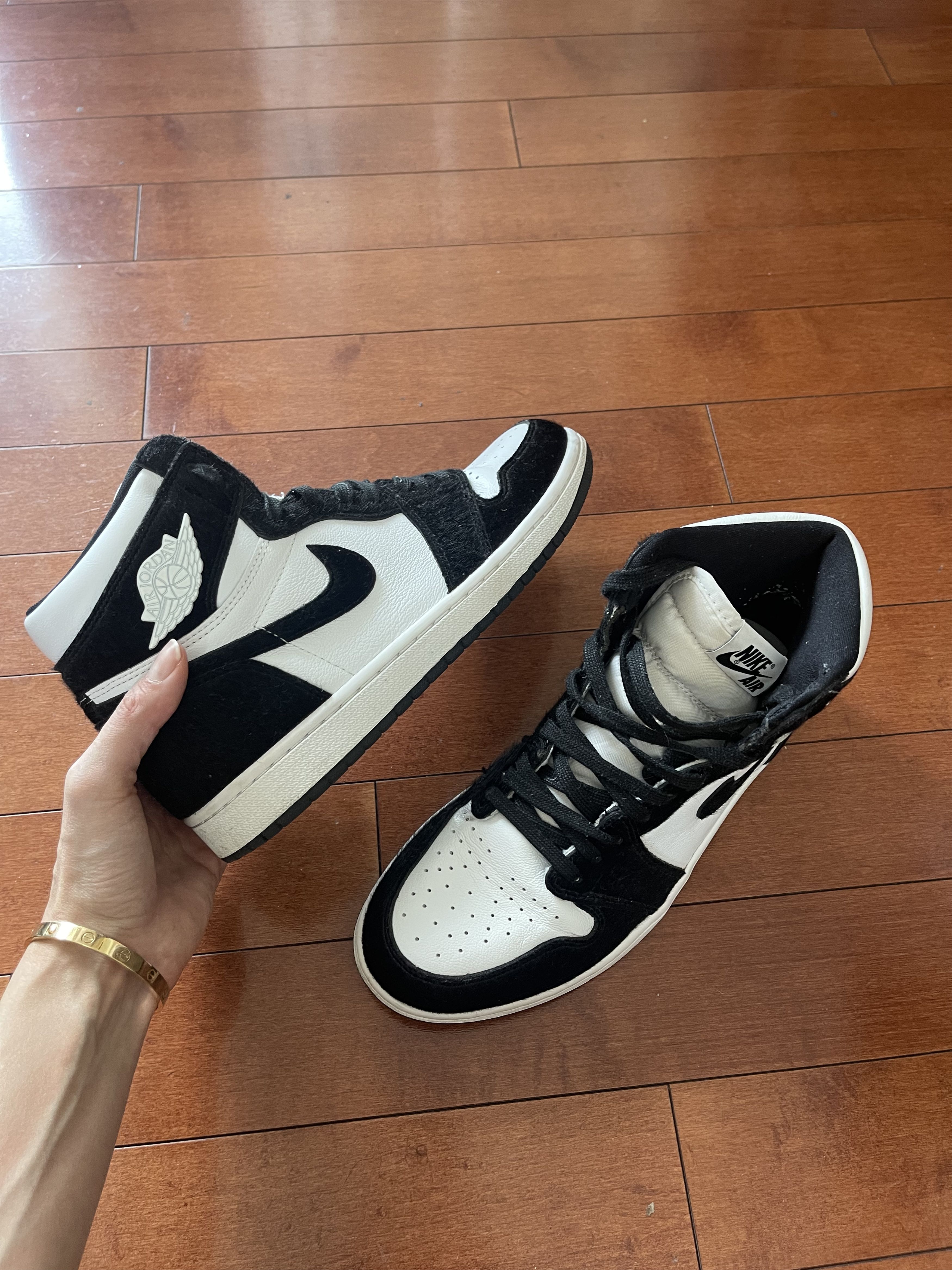 Jordan Brand Air Jordan 1 Retro High OG Twist 2.0/ Panda Size US 9 / IT 39 - 1 Thumbnail